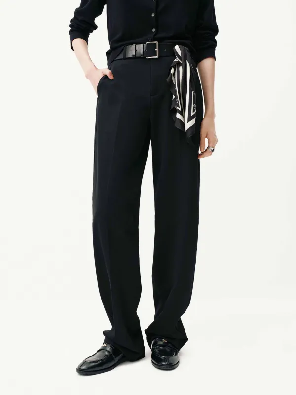 Back Woven Label Trousers sold by Mo&Co