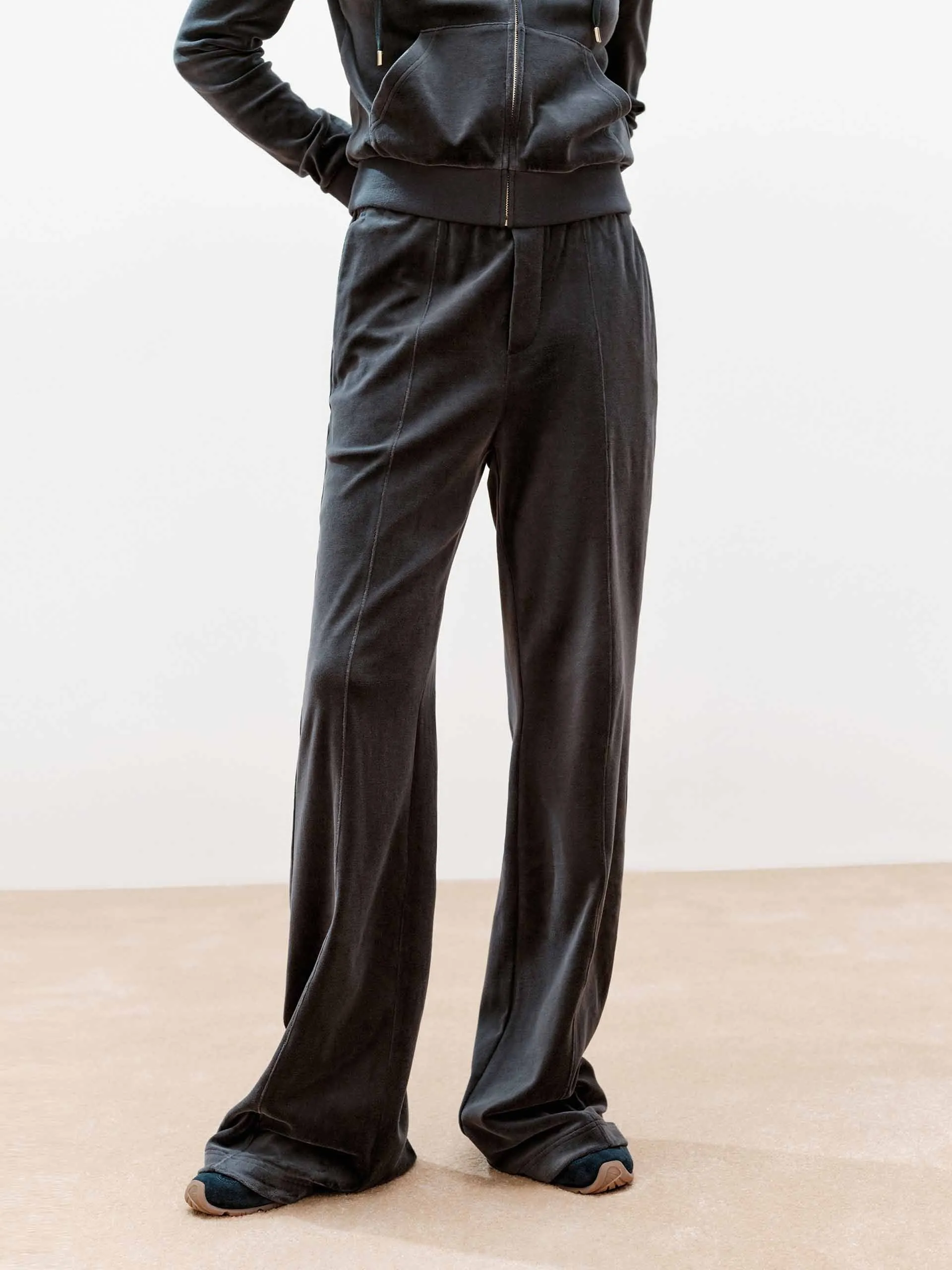 Soft Velvet Flared Pants sold by Mo&Co