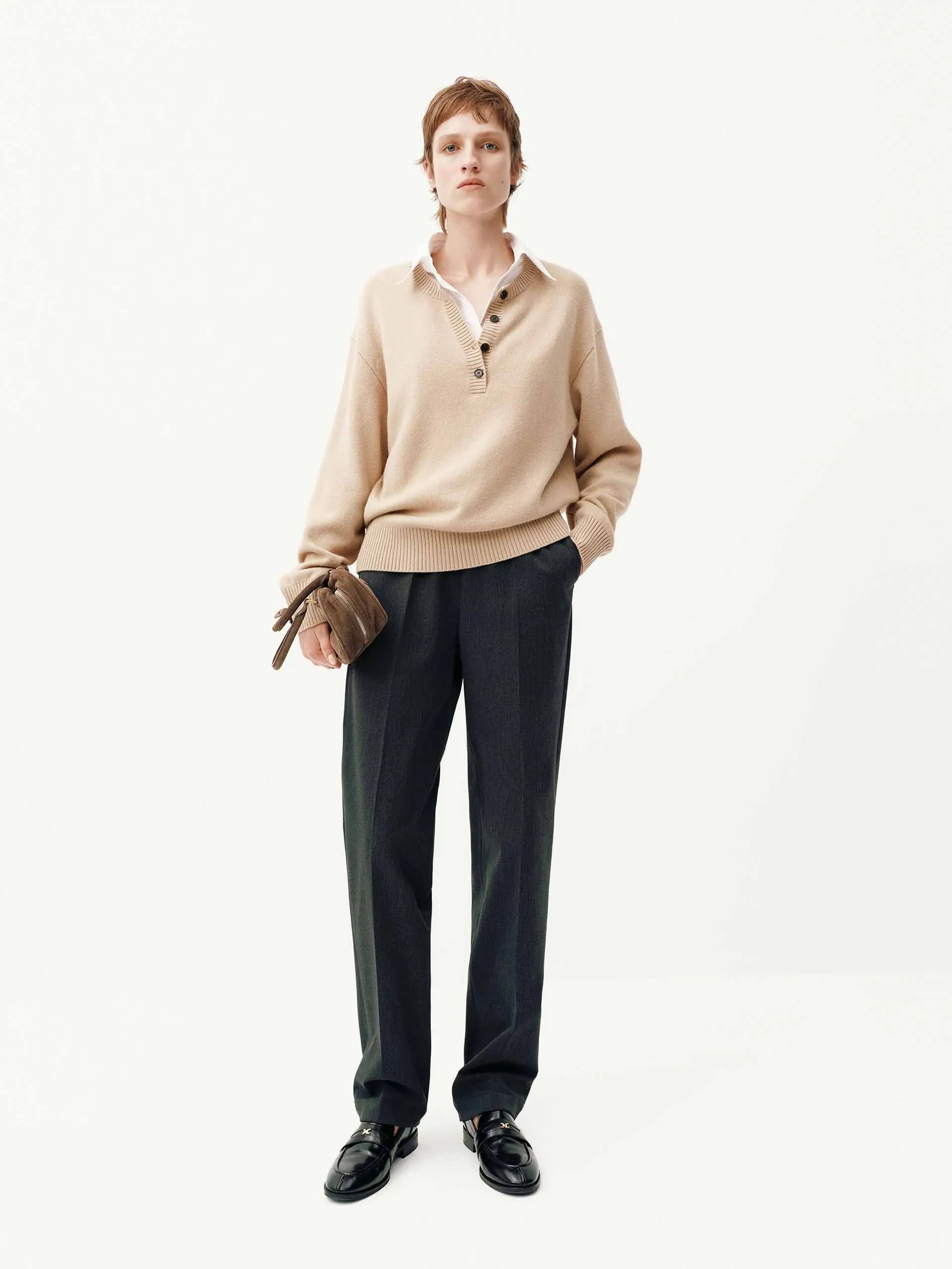 Pressed Creases Drawstring Trousers sold by Mo&Co product image thumbnail 2