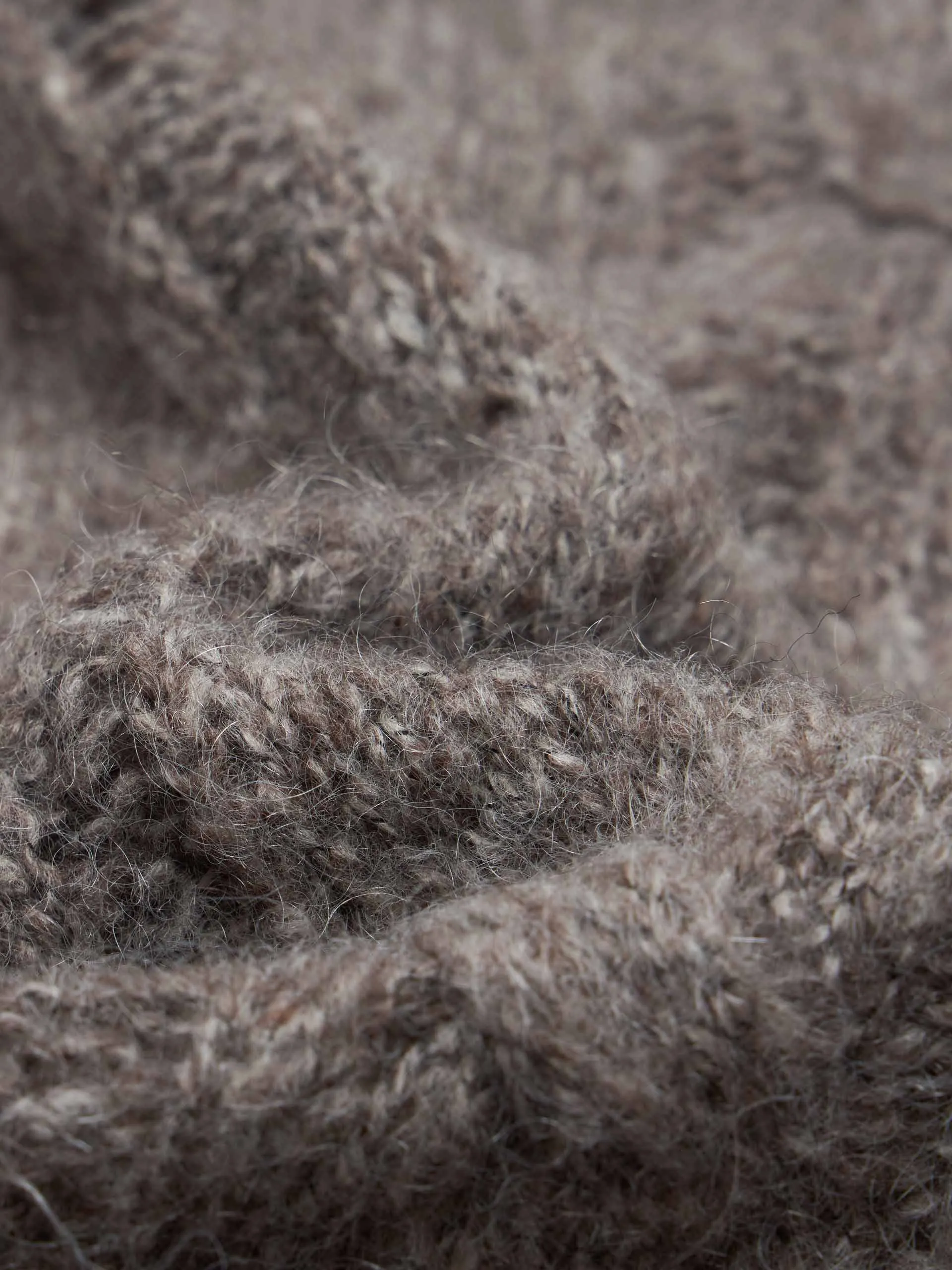 Raw Hem Cable Knitted Sweater sold by Mo&Co product image thumbnail 4