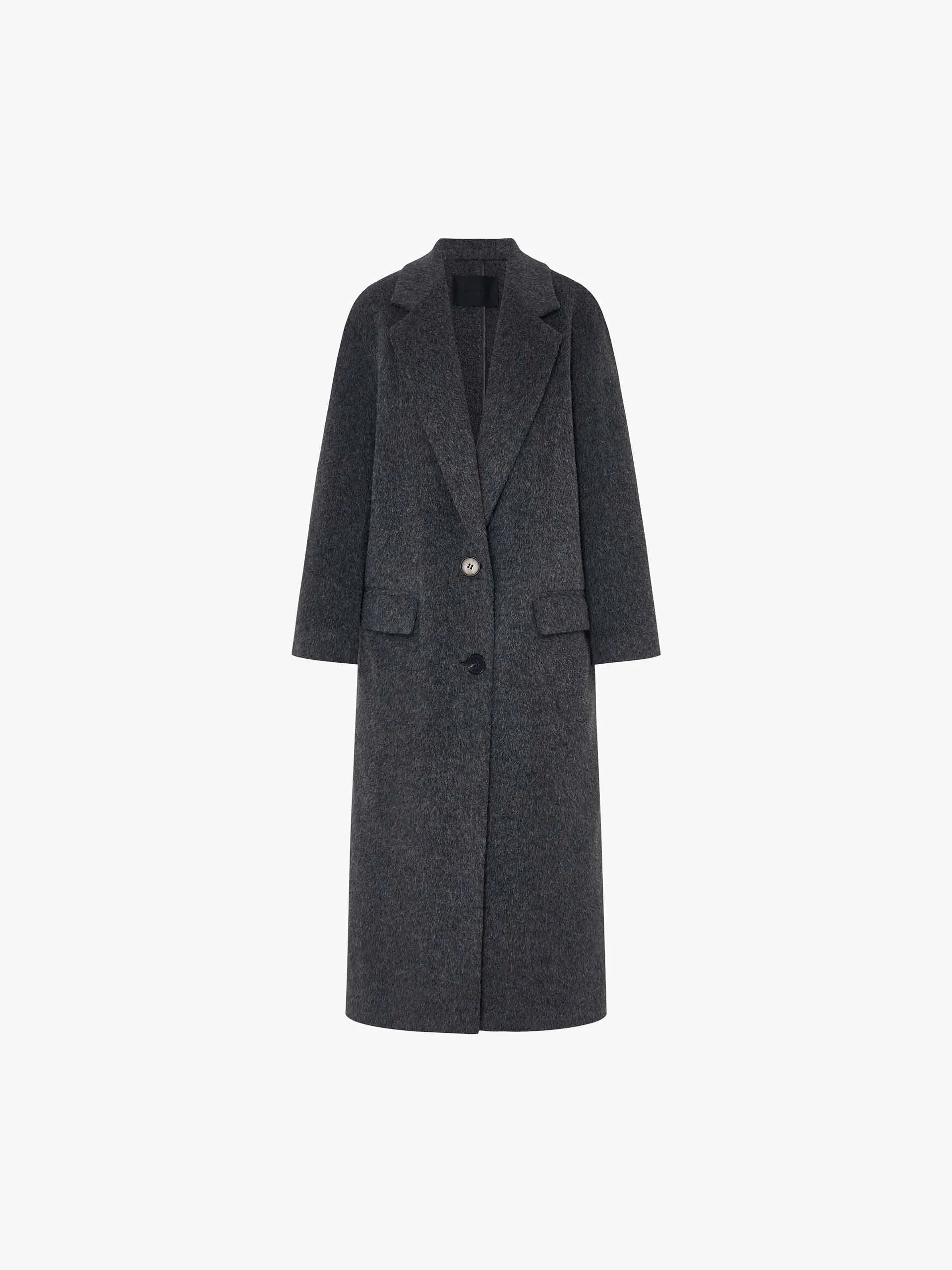 Wool Blend Long Coat sold by Mo&Co product image thumbnail 5