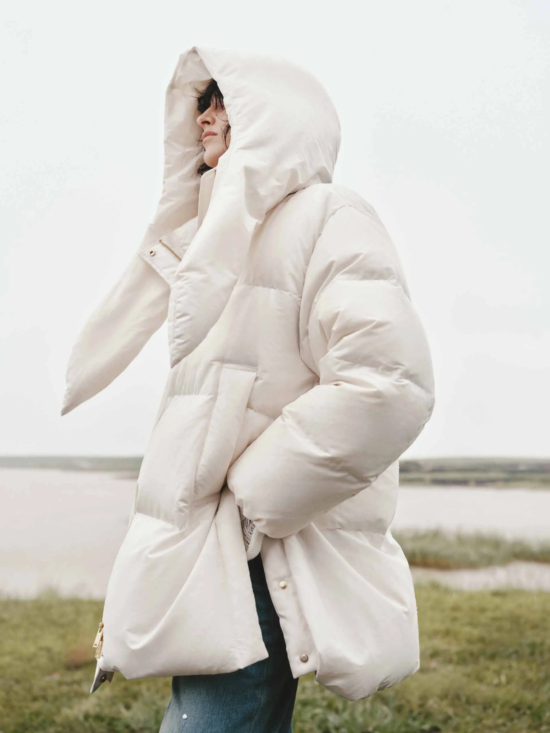 Hooded Quilted Down Jacket sold by Mo&Co product image thumbnail 4