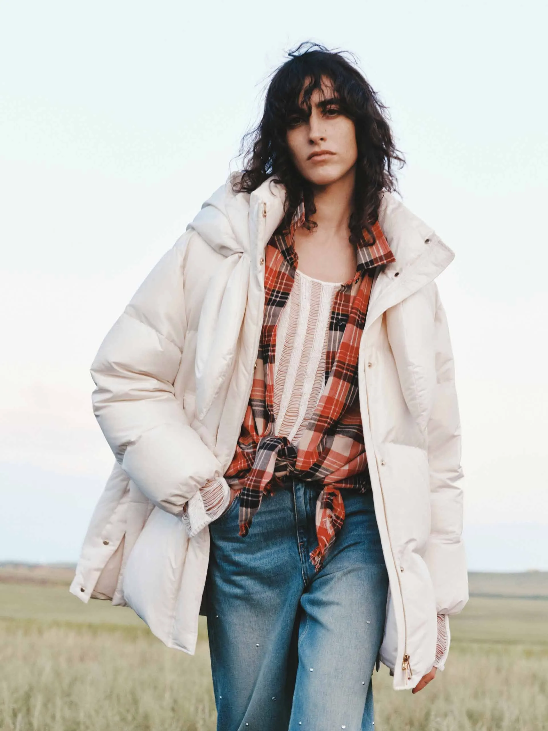 Hooded Quilted Down Jacket sold by Mo&Co