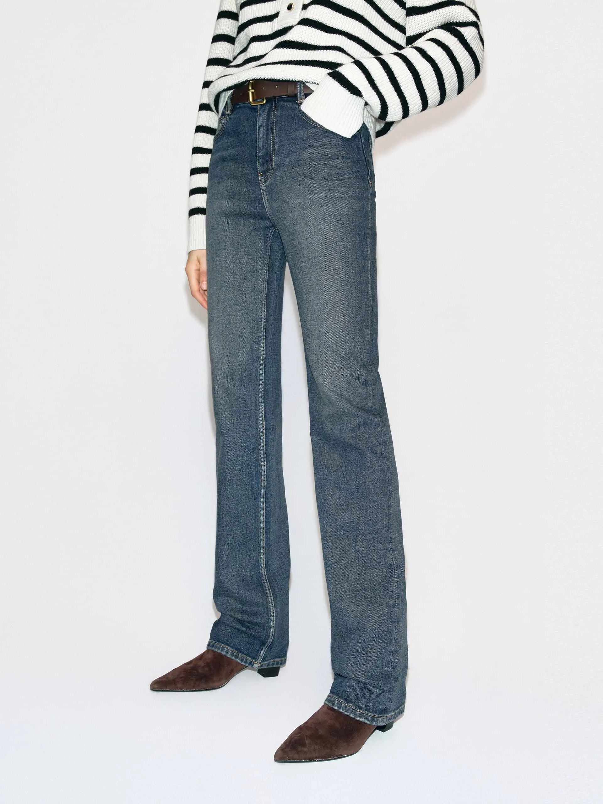 Fitted Straight Cut Jeans sold by Mo&Co product image thumbnail 3