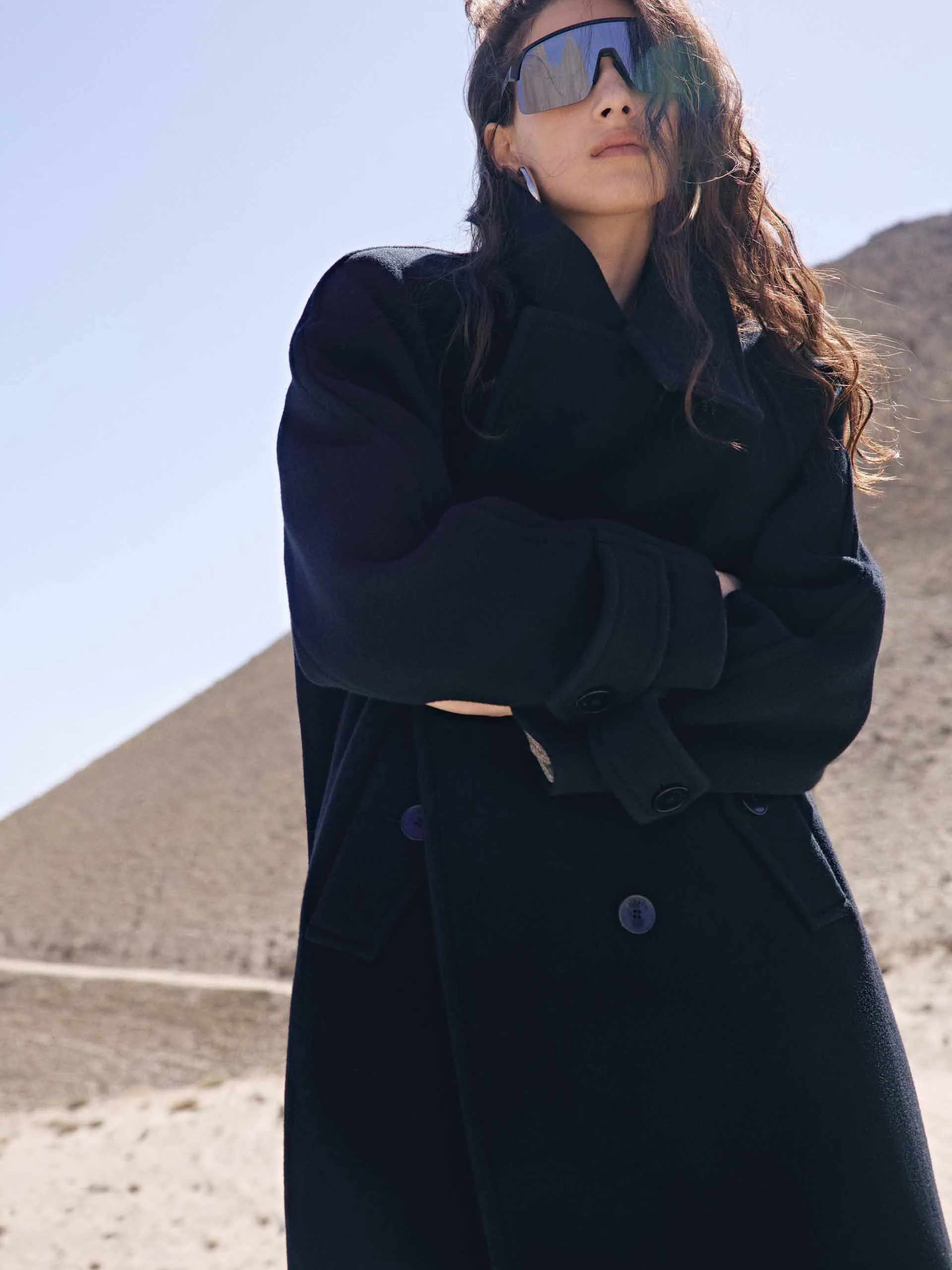 Double Sided Wool Coat sold by Mo&Co