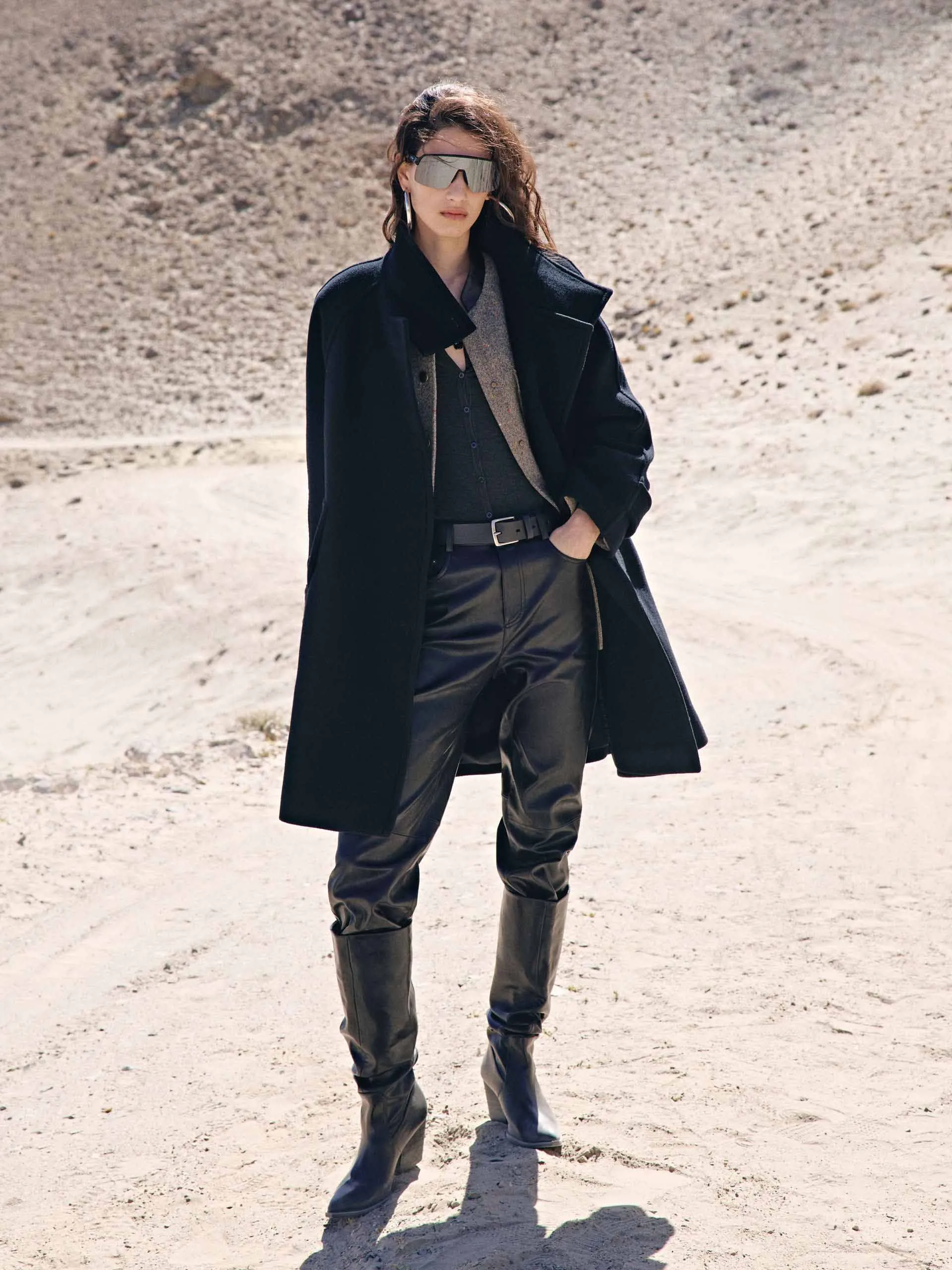 Double Sided Wool Coat sold by Mo&Co product image thumbnail 2