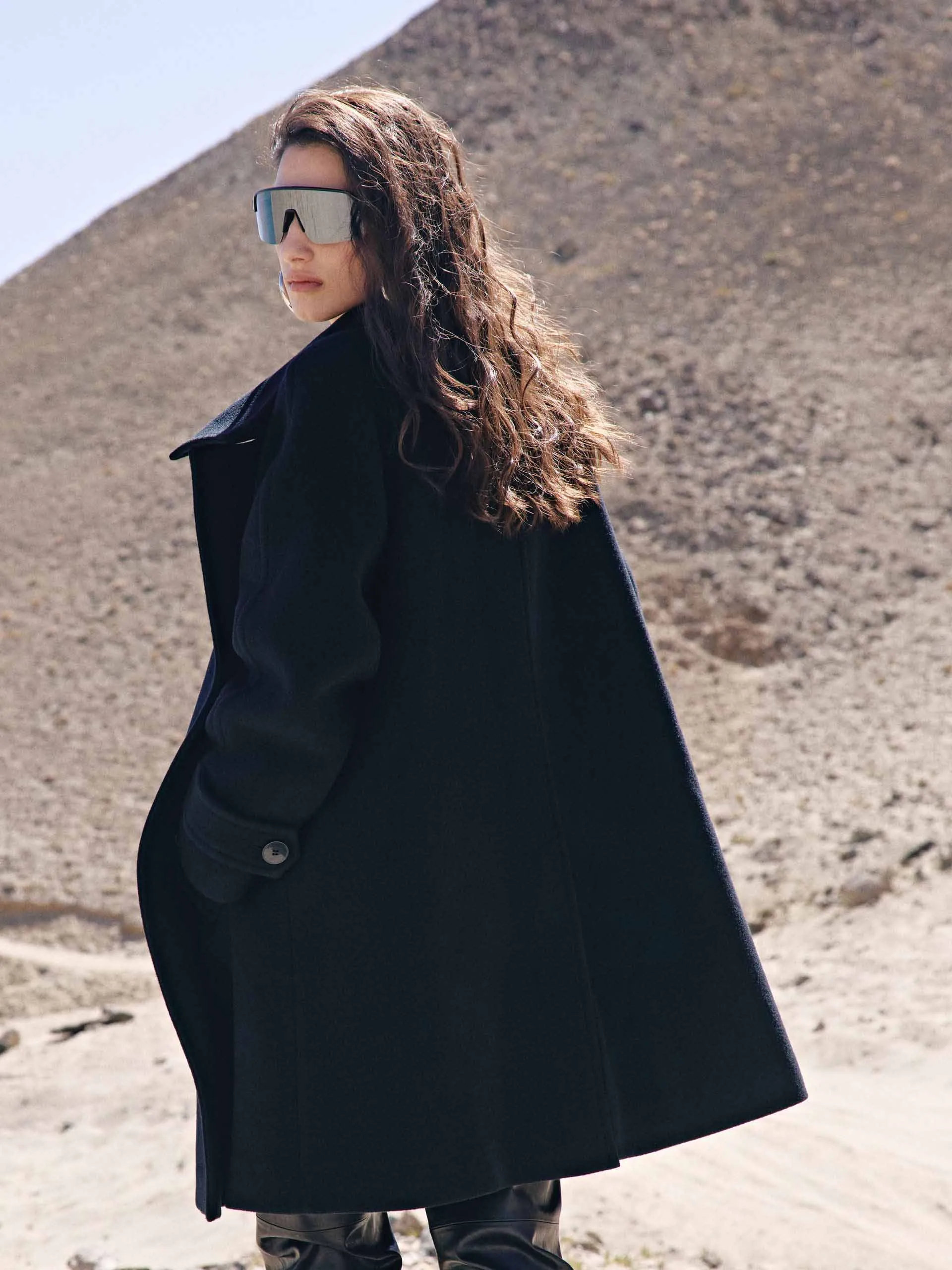 Double Sided Wool Coat sold by Mo&Co product image thumbnail 3