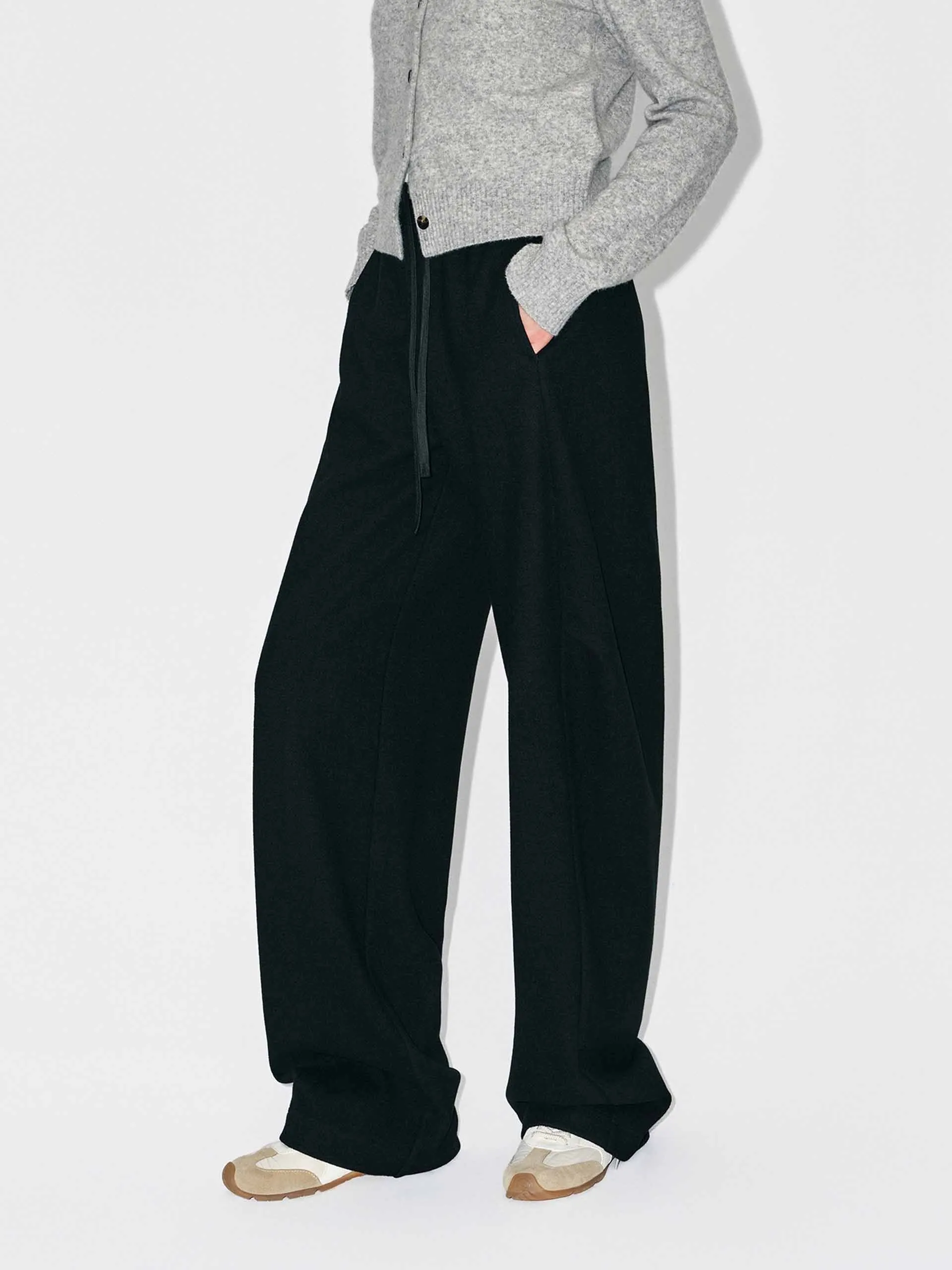 Drawstring Barrel Leg Trousers sold by Mo&Co product image thumbnail 5