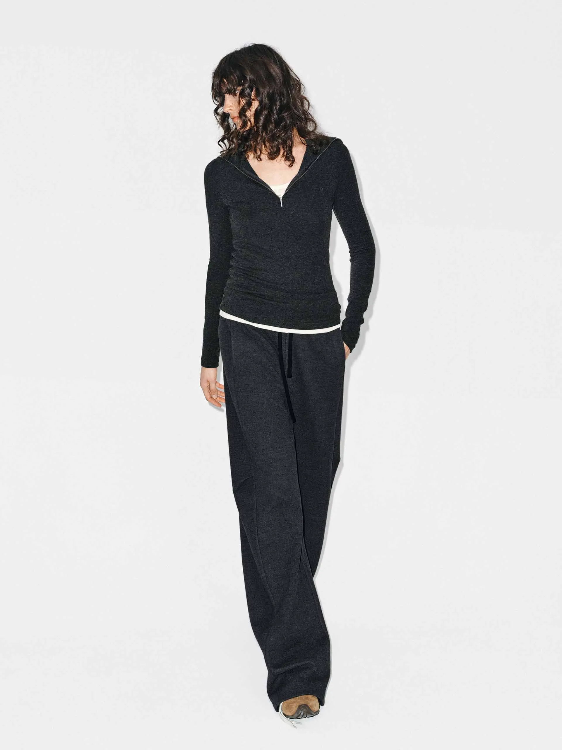 Drawstring Barrel Leg Trousers sold by Mo&Co product image thumbnail 2