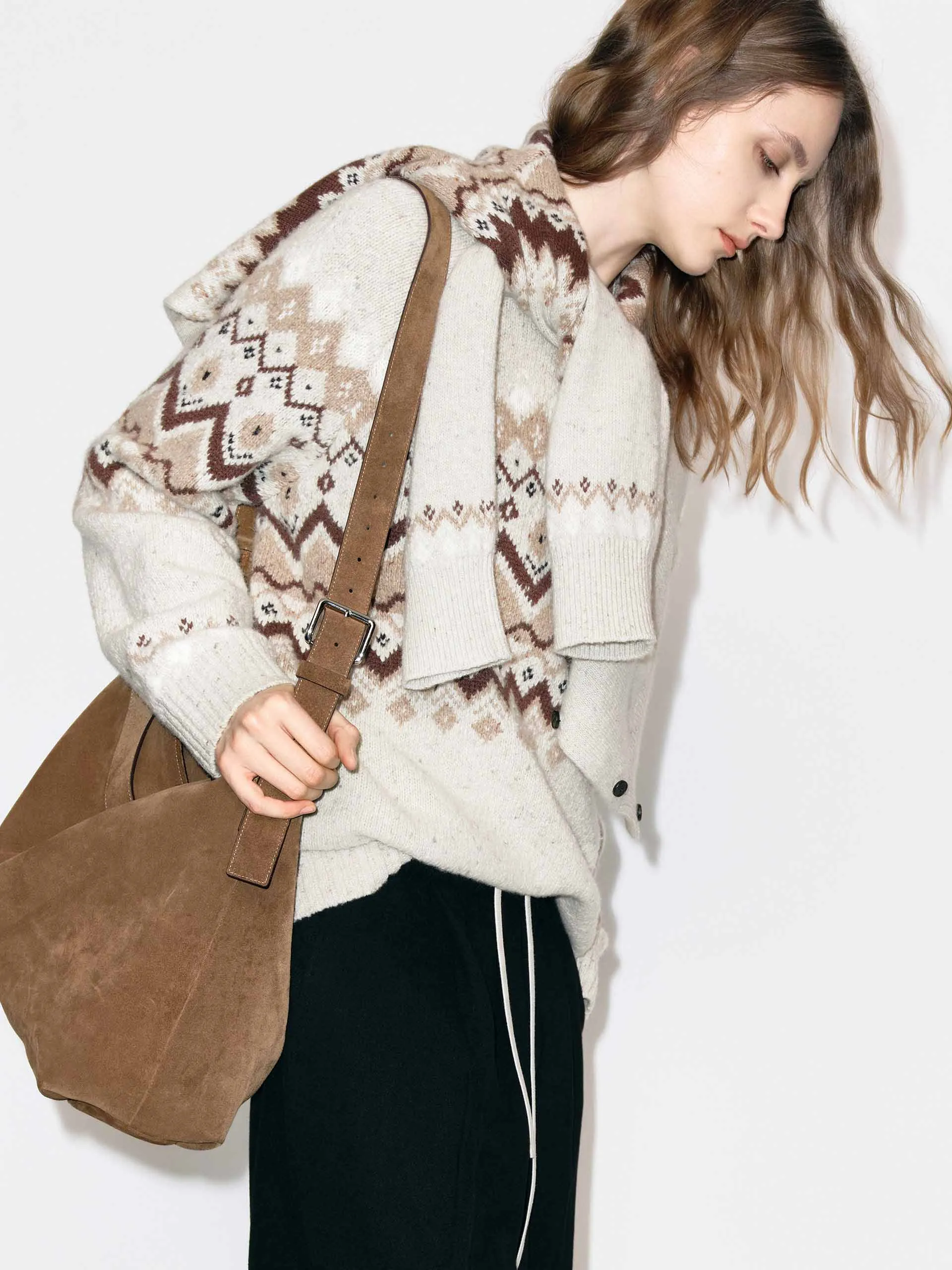 Fair Isle Wool Blend Sweater sold by Mo&Co product image thumbnail 5