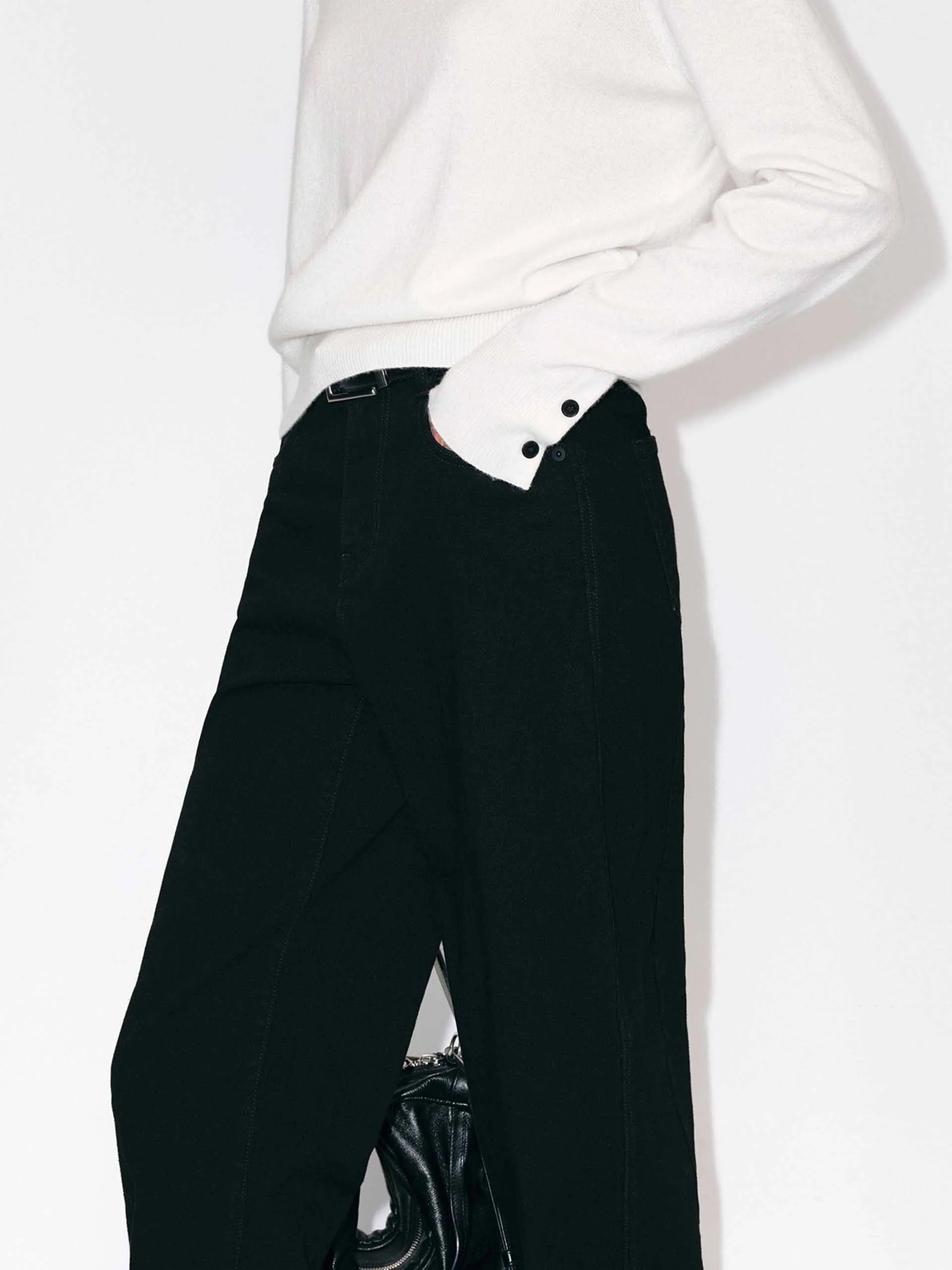 Ankle Length Black Jeans sold by Mo&Co product image thumbnail 4