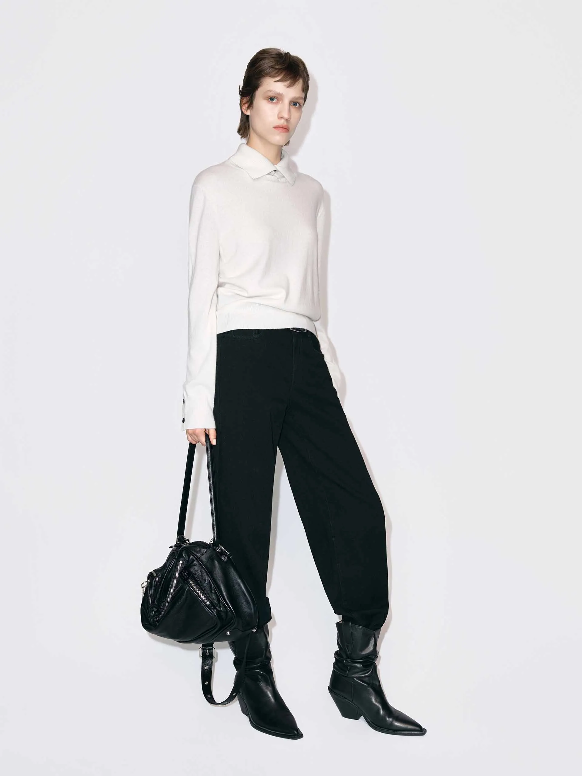 Ankle Length Black Jeans sold by Mo&Co product image thumbnail 2