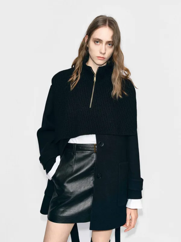 With Belt Wool Coat sold by Mo&Co