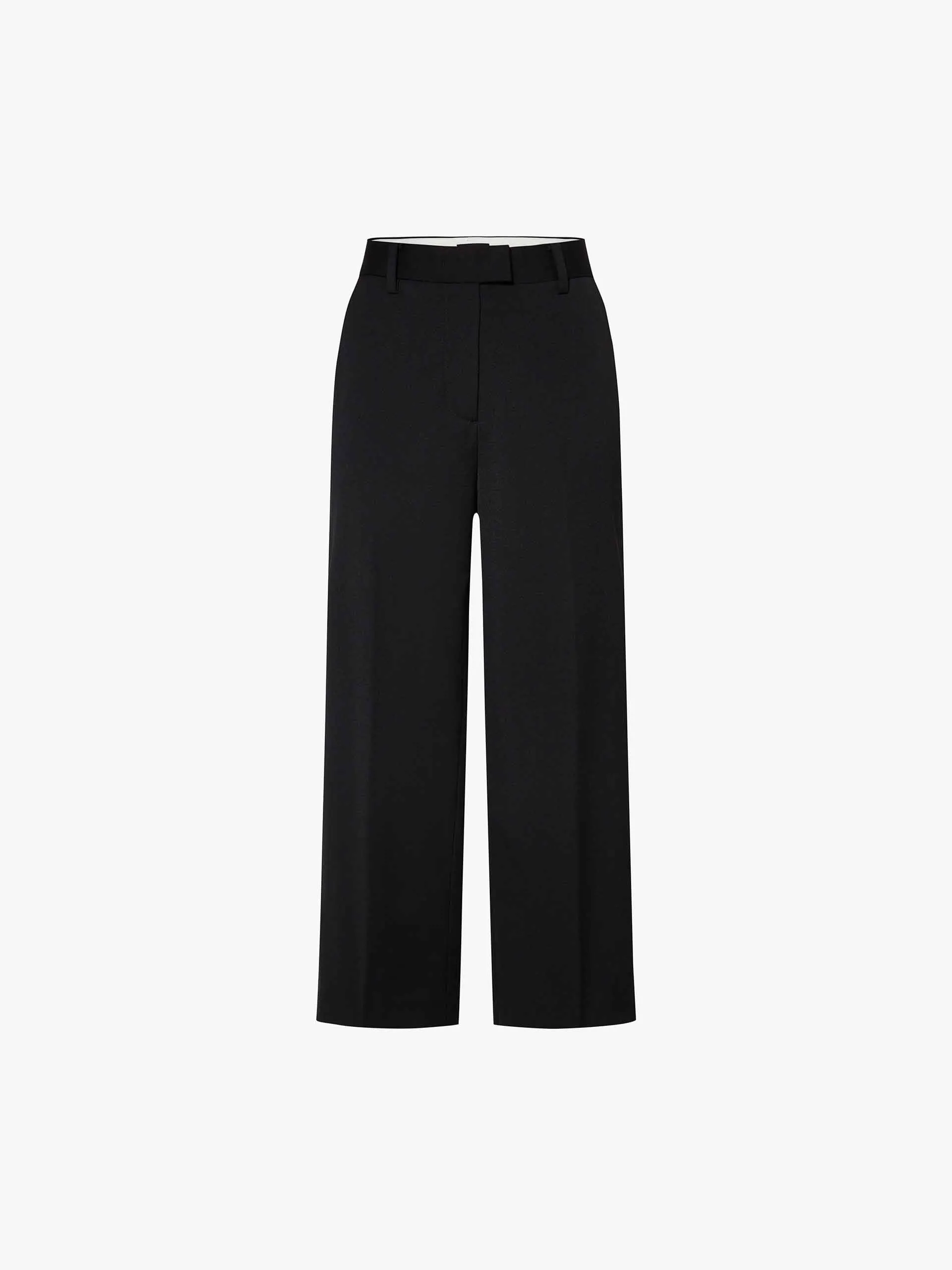 Wool Blend Straight Trousers sold by Mo&Co product image thumbnail 5