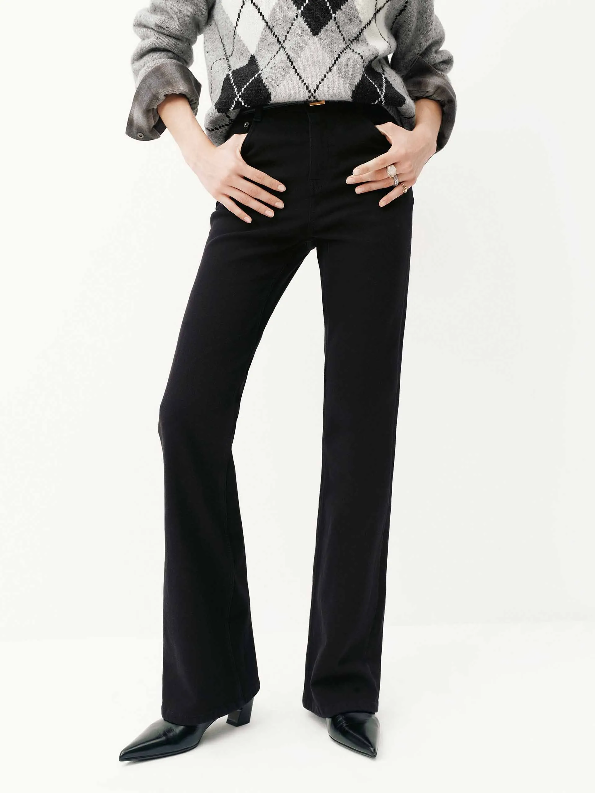 Fitted Flared Jeans sold by Mo&Co