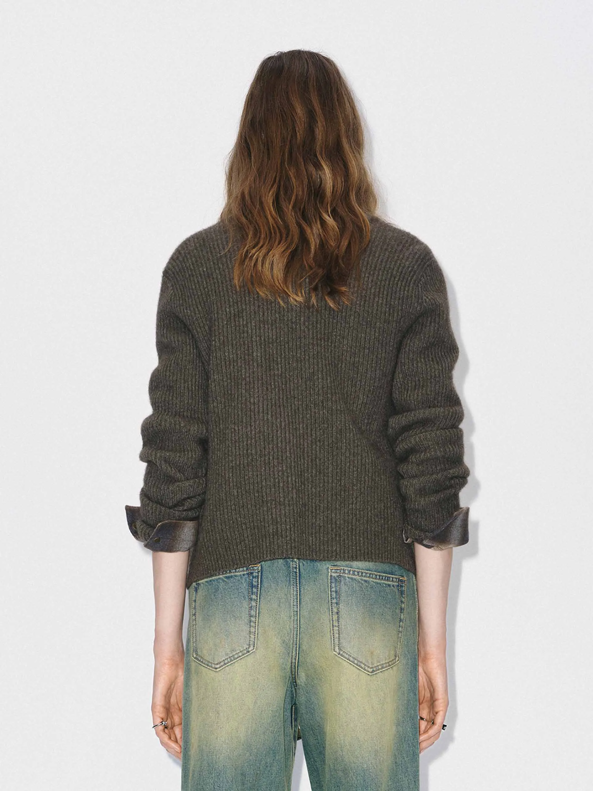 Button Knitted Cardigan sold by Mo&Co product image thumbnail 3