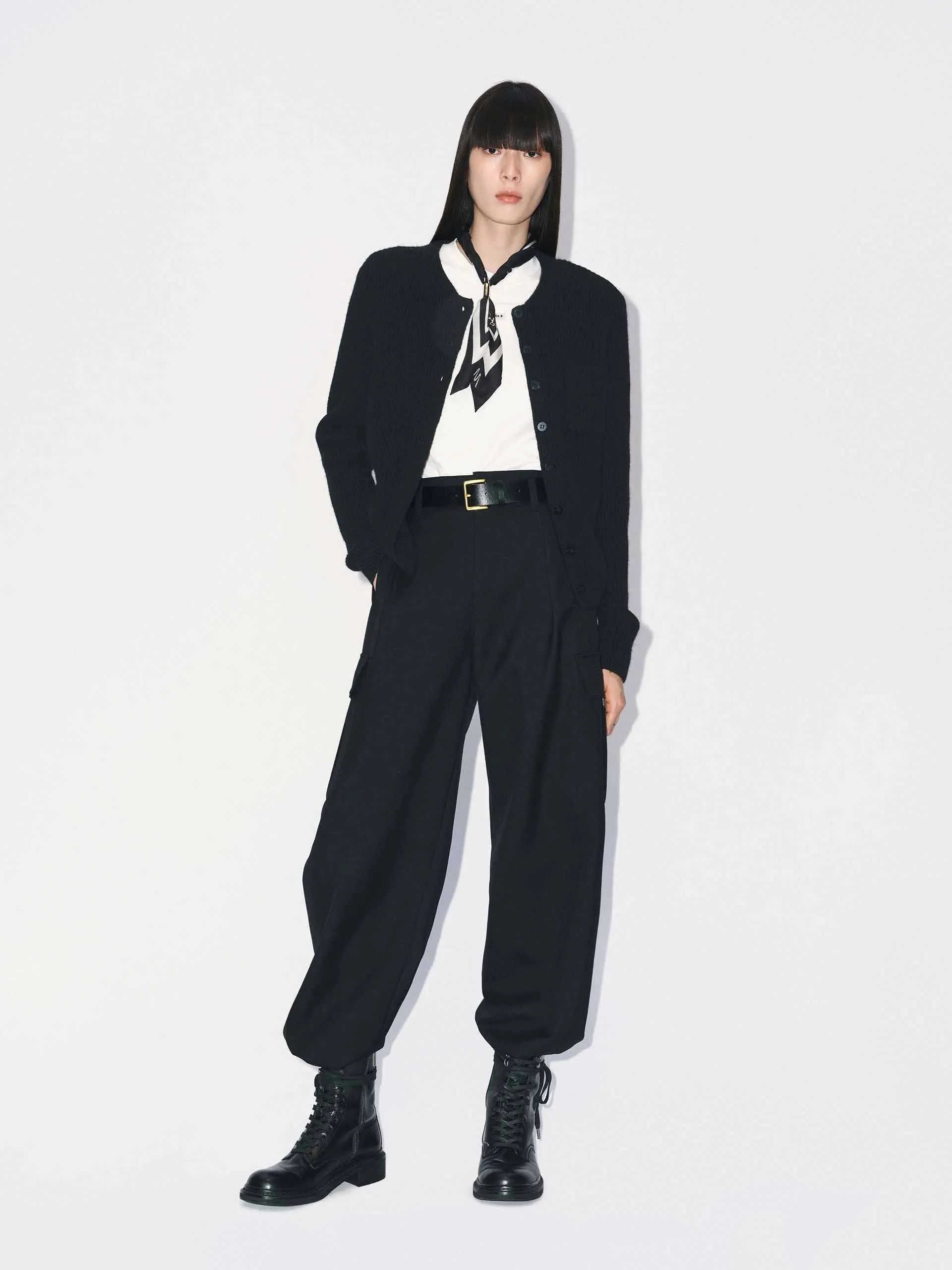 Button Close Knitted Cardigan sold by Mo&Co product image thumbnail 2