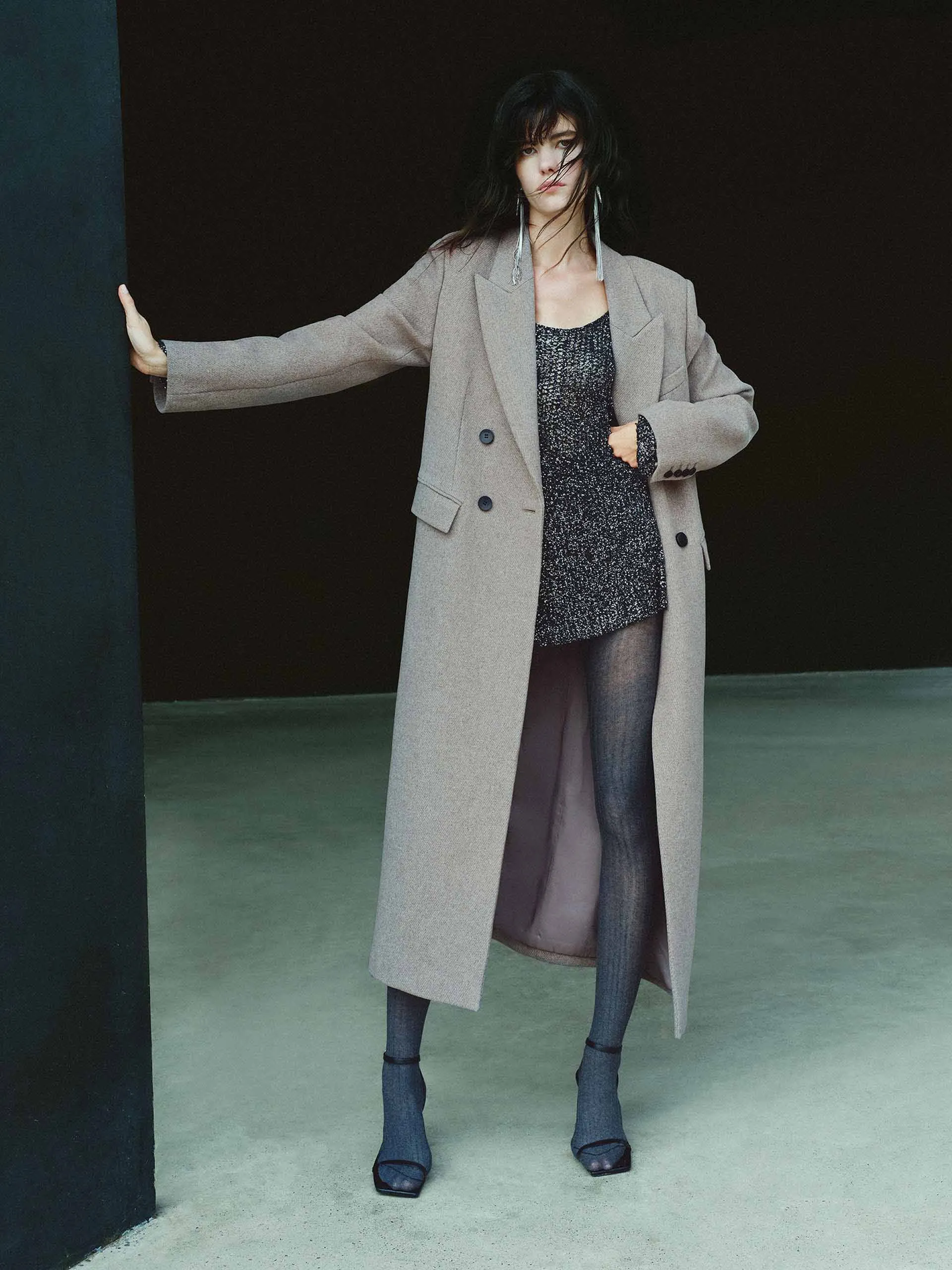 Longline Blazer Overcoat sold by Mo&Co product image thumbnail 2