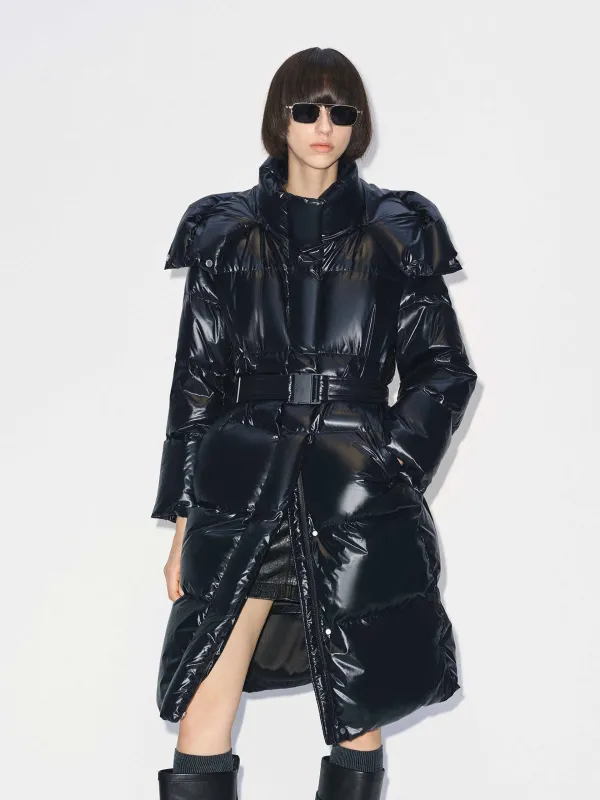 With Belt Long Down Jacket sold by Mo&Co