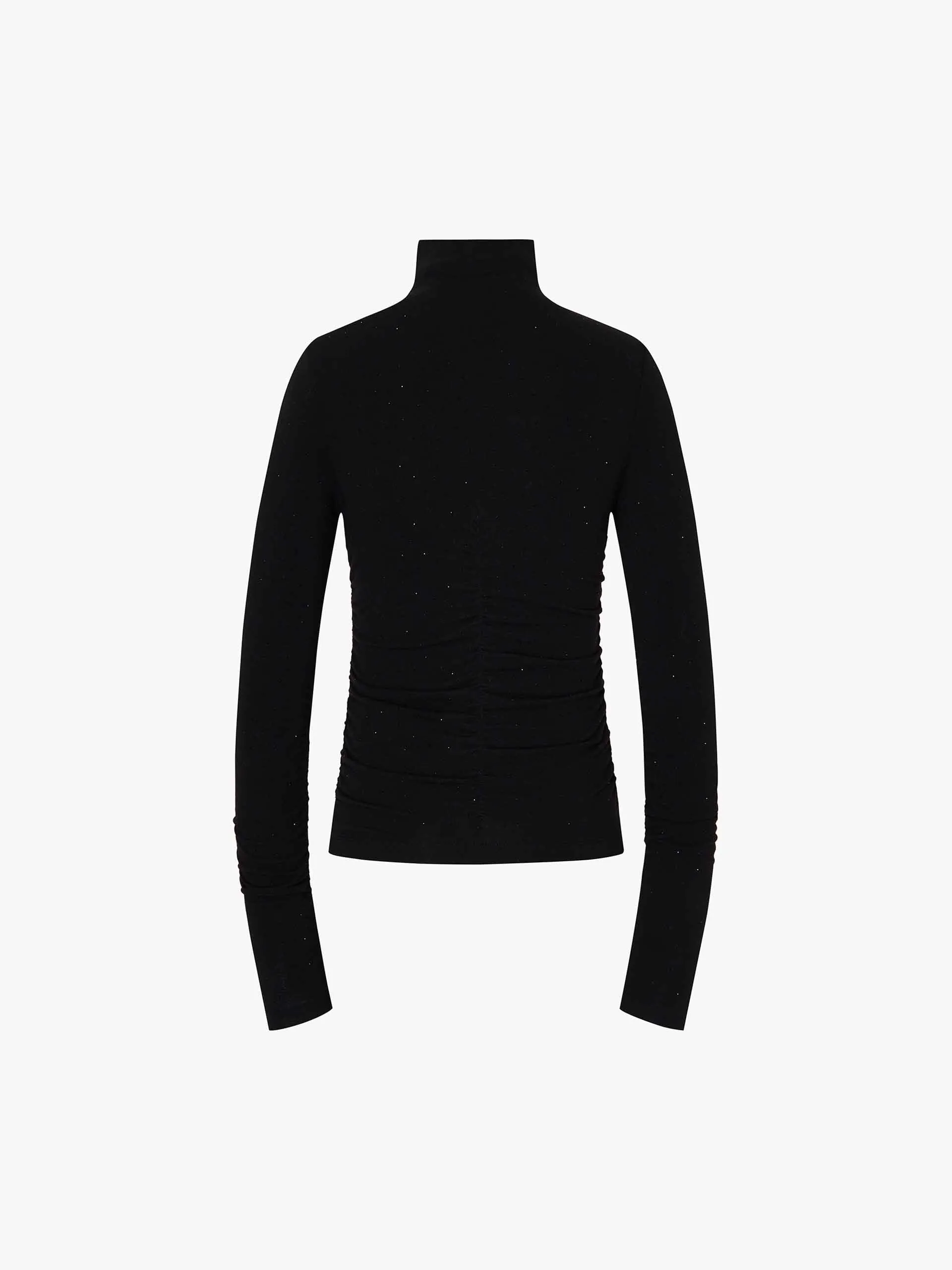 Turtleneck Rhinestone Blouse sold by Mo&Co product image thumbnail 5