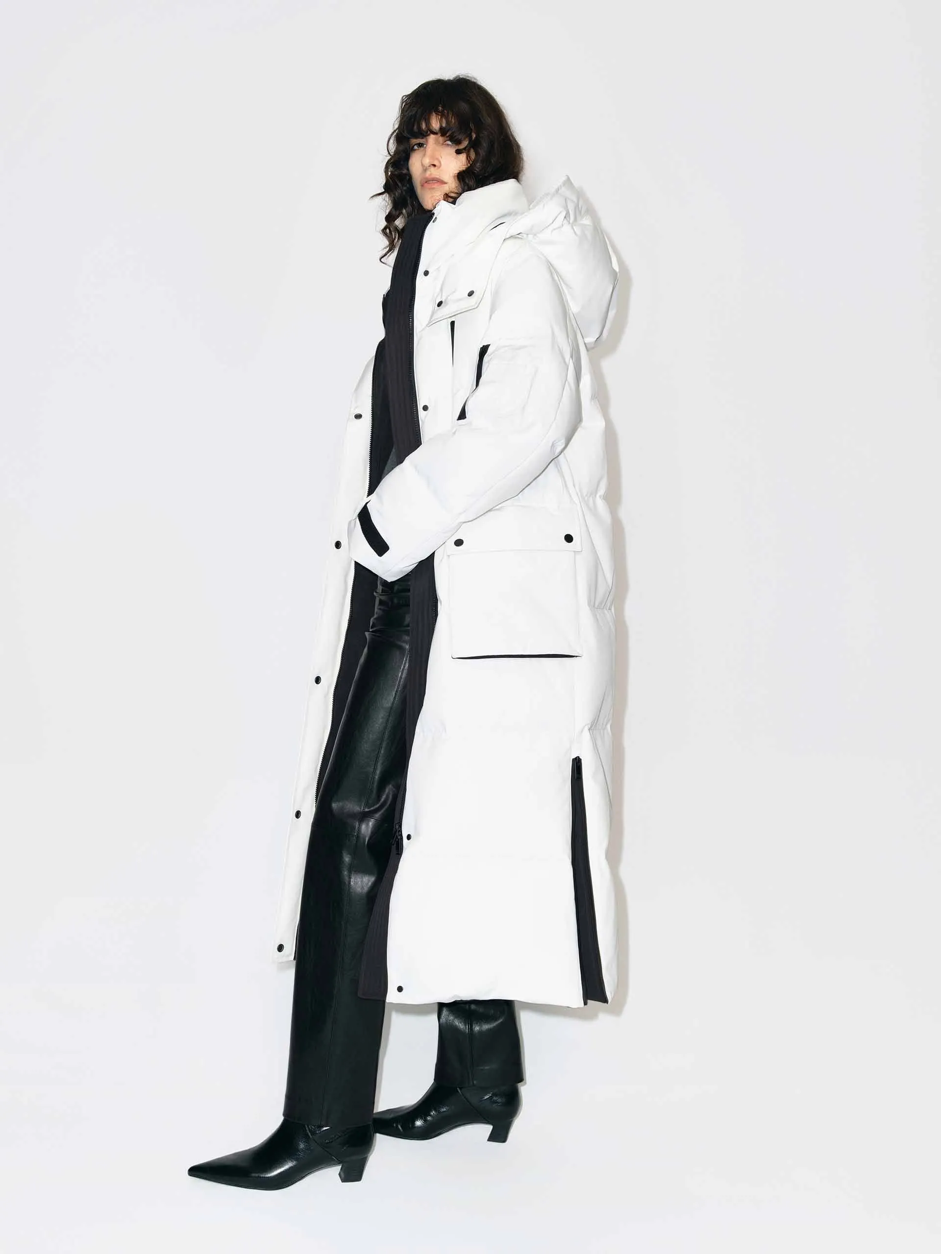 Hooded Quilted Down Coat sold by Mo&Co product image thumbnail 3