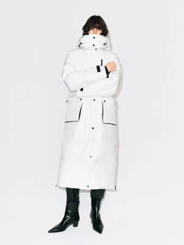 Hooded Quilted Down Coat sold by Mo&Co