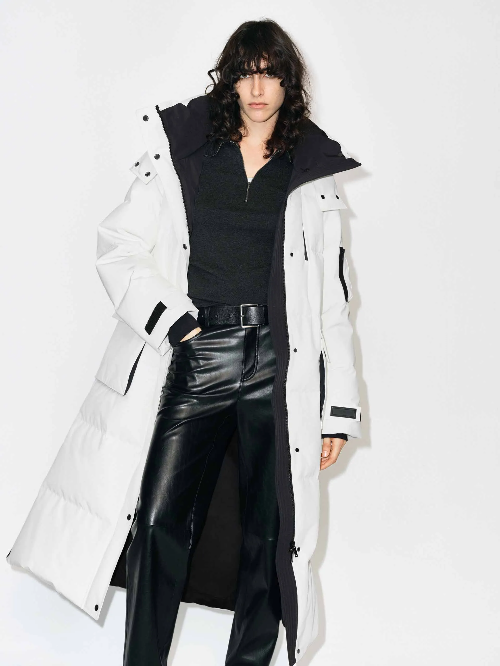 Hooded Quilted Down Coat sold by Mo&Co product image thumbnail 5