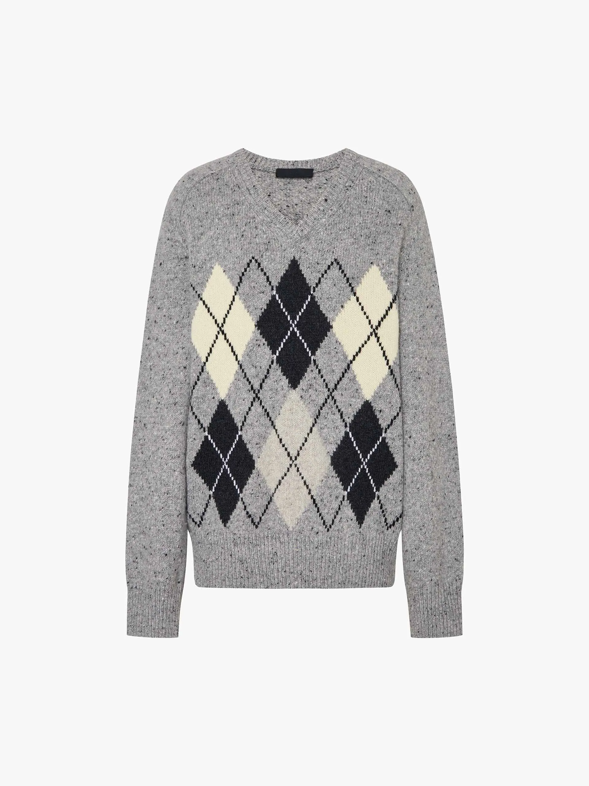 Argyle V-neck Sweater sold by Mo&Co product image thumbnail 5