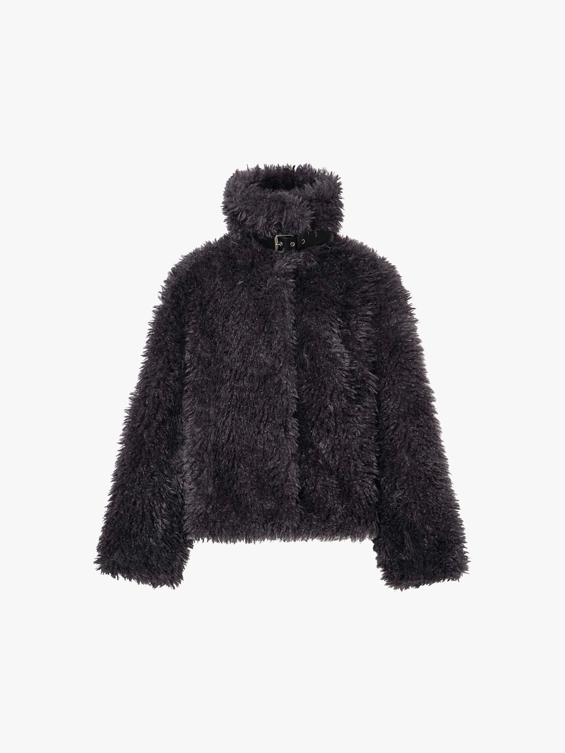 Faux Fur Cropped Coat sold by Mo&Co product image thumbnail 5