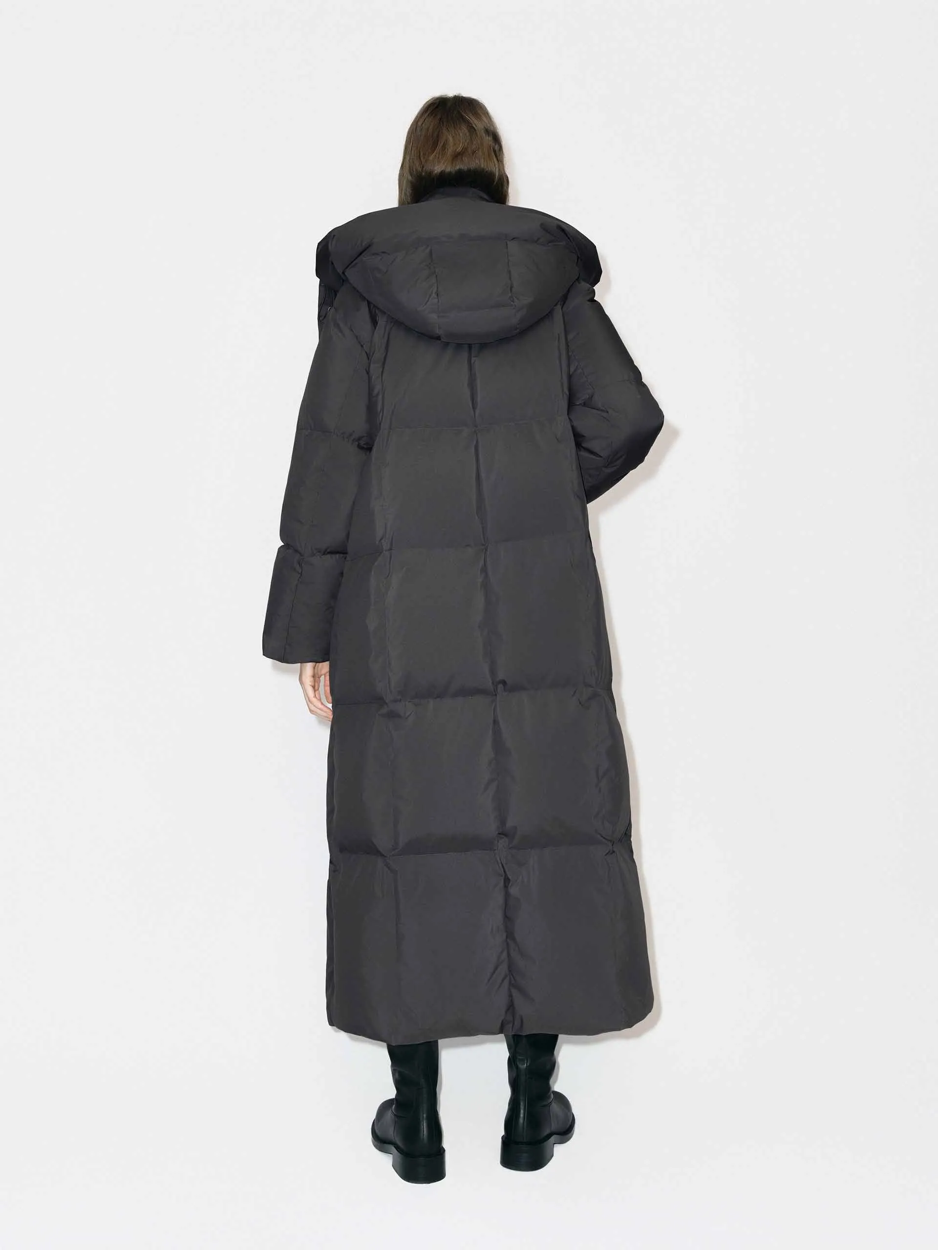 Fur Collar Long Down Jacket sold by Mo&Co product image thumbnail 3