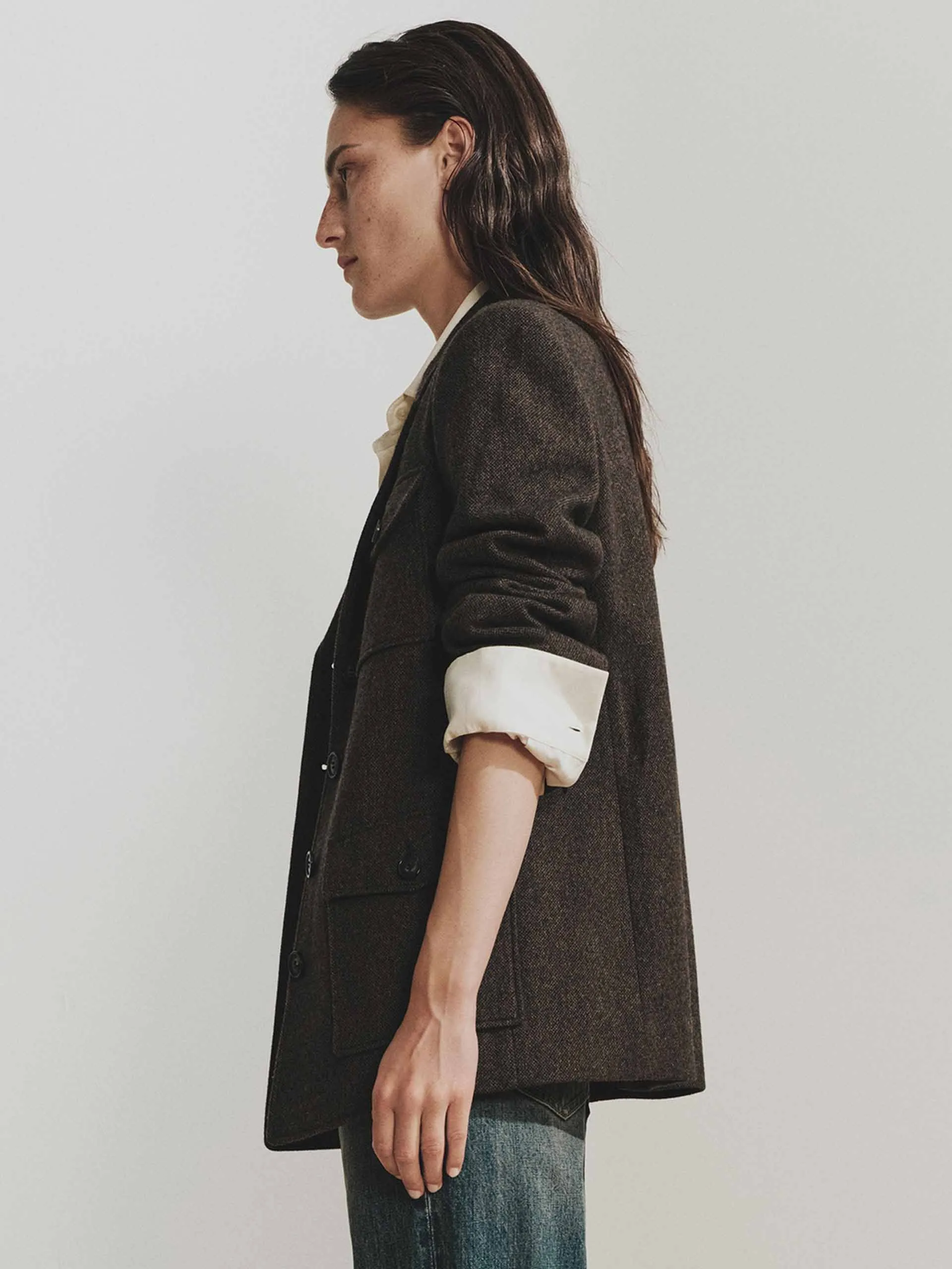 Multi Pocket Wool Coat sold by Mo&Co product image thumbnail 3