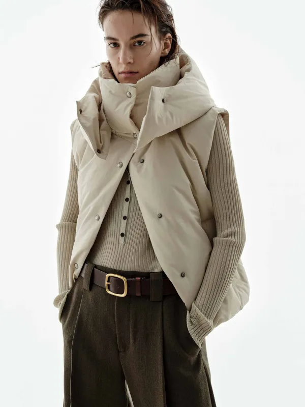 Sleeveless Hooded Down Jacket sold by Mo&Co