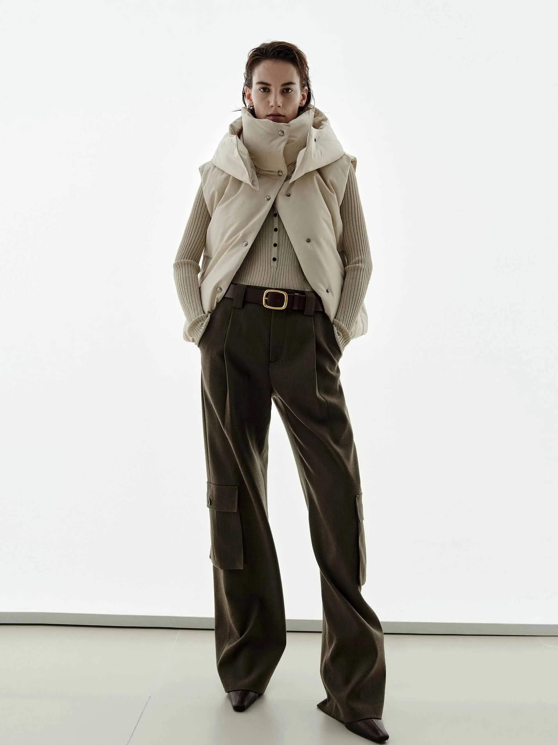 Sleeveless Hooded Down Jacket sold by Mo&Co product image thumbnail 2