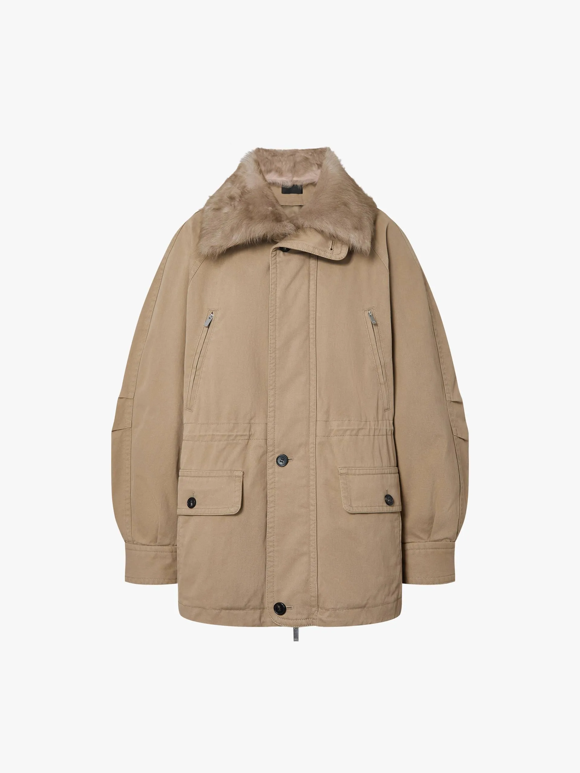 Drawstring Cotton Quilted Jacket sold by Mo&Co product image thumbnail 5