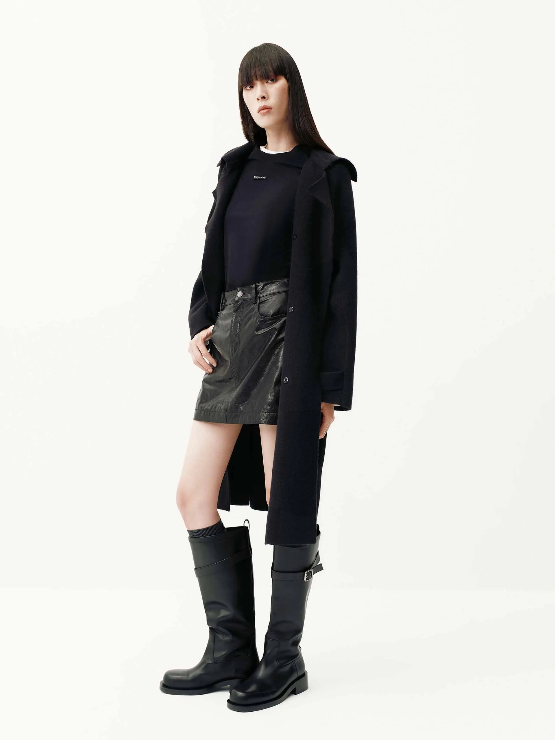 Wool Blend Long Cardigan sold by Mo&Co product image thumbnail 2