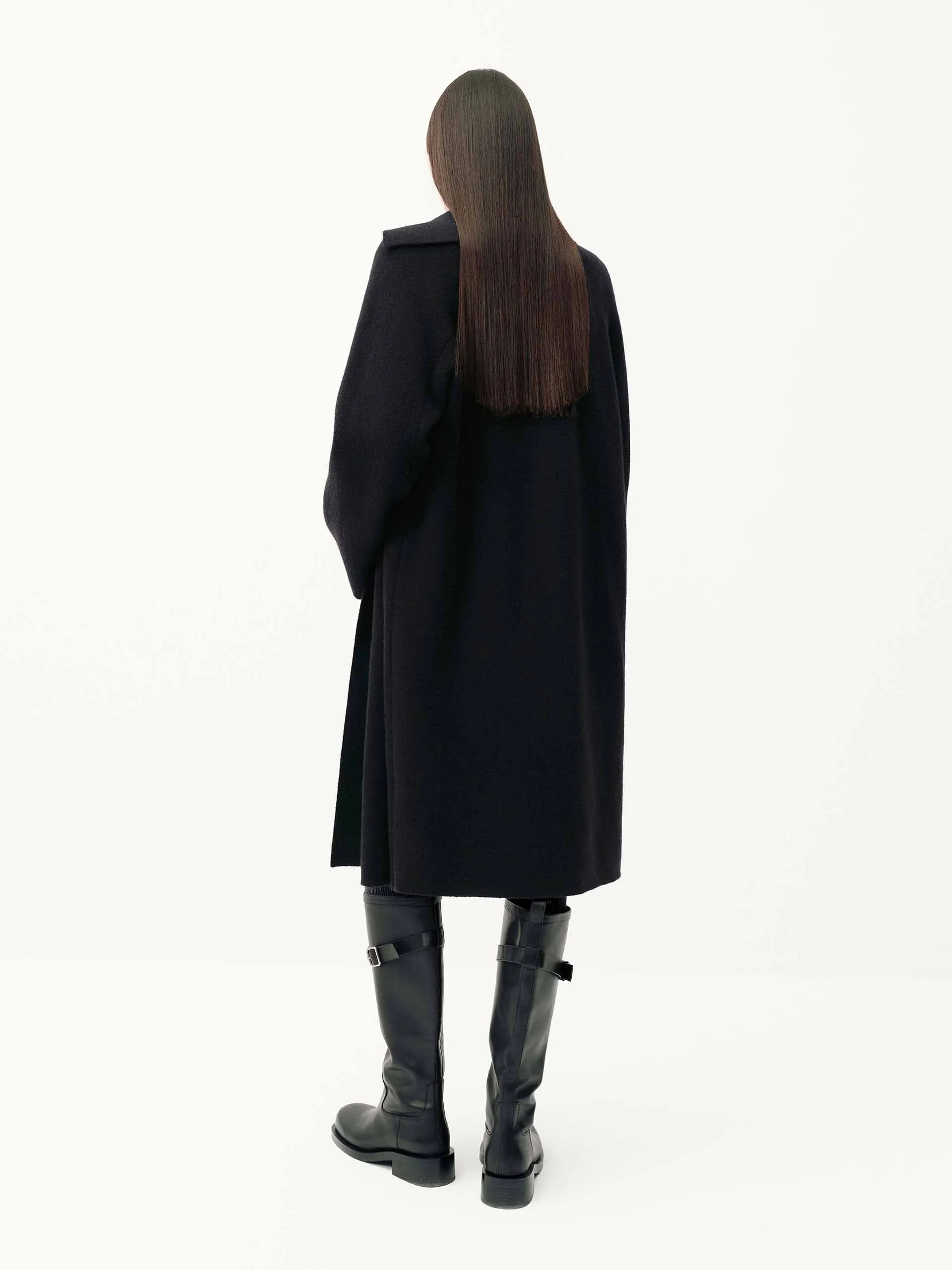 Wool Blend Long Cardigan sold by Mo&Co product image thumbnail 3