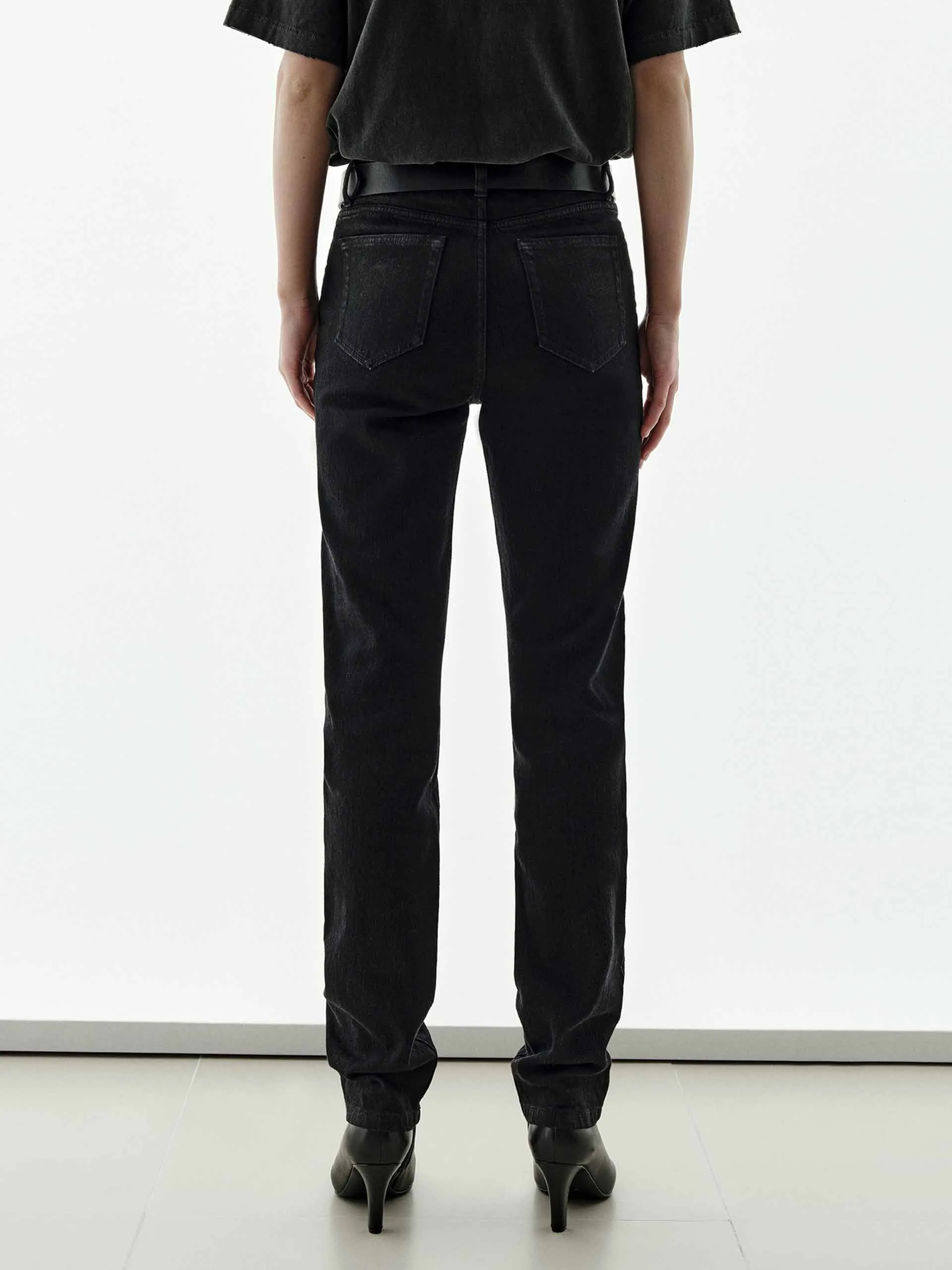 Cotton Blend Ankle Jeans sold by Mo&Co product image thumbnail 4