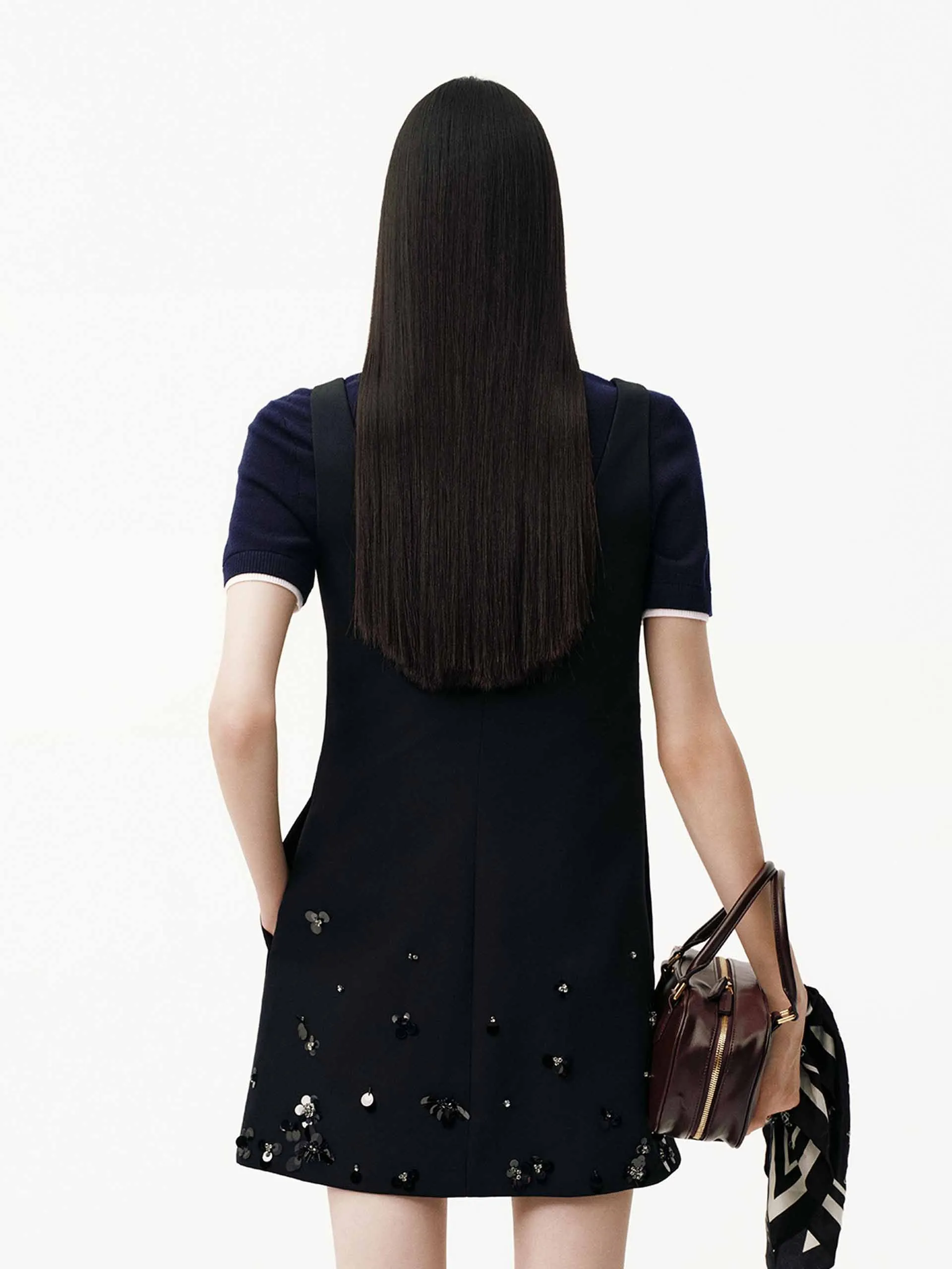 Sequin Hem Sleeveless Dress sold by Mo&Co product image thumbnail 3