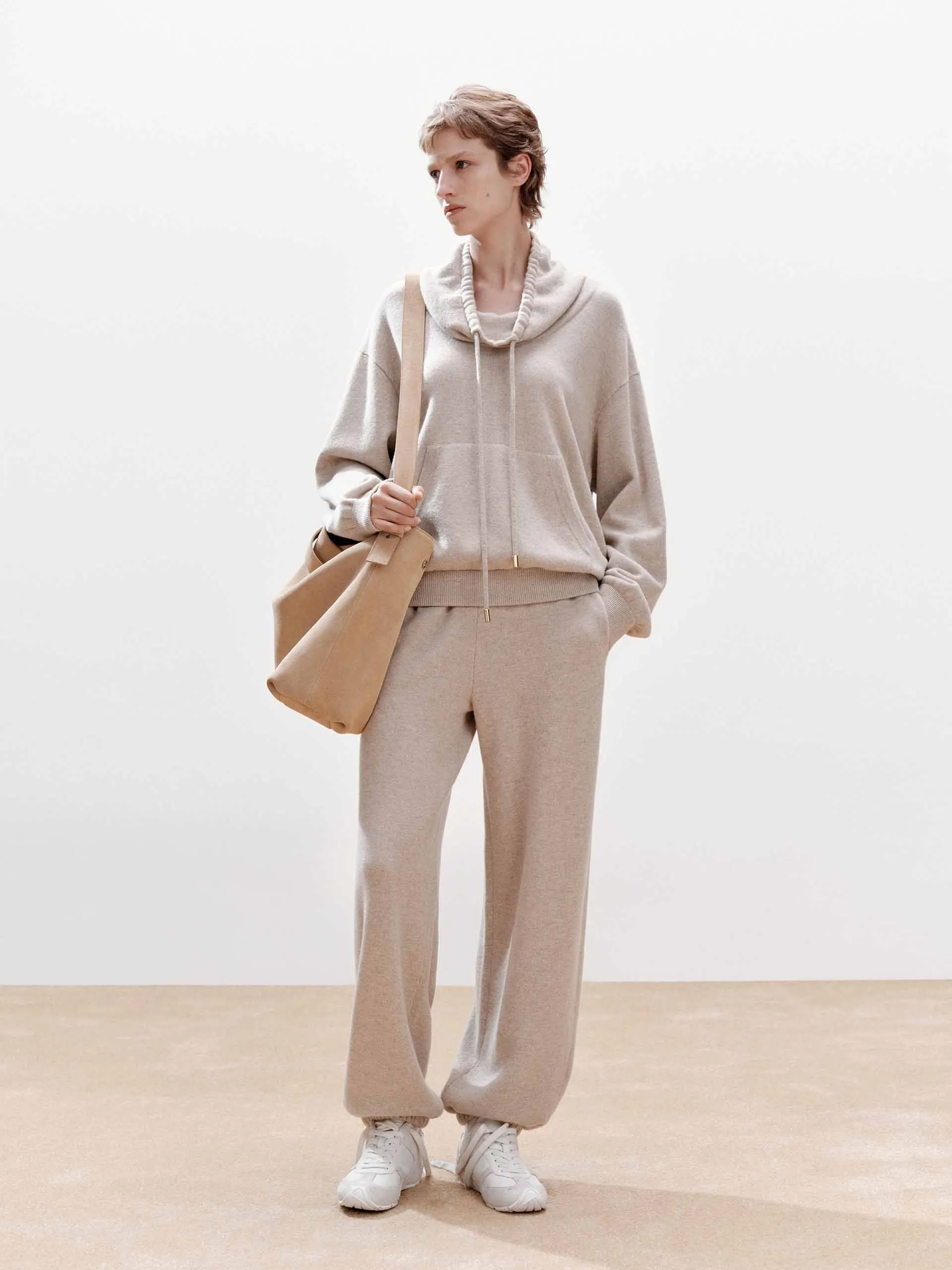 Elasticated Hem Wool Trousers sold by Mo&Co product image thumbnail 2