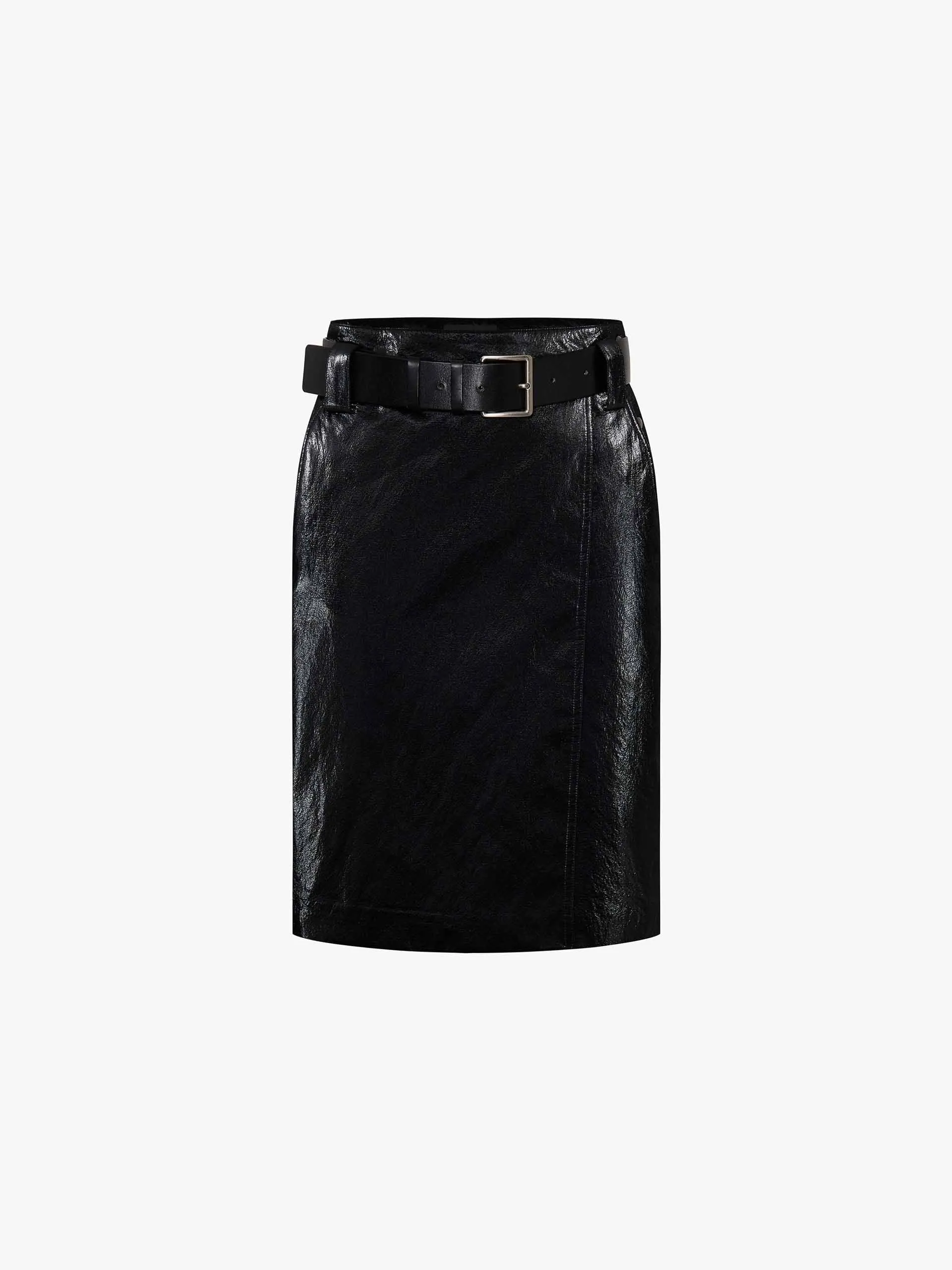 Include Belt Leather Skirt sold by Mo&Co product image thumbnail 5