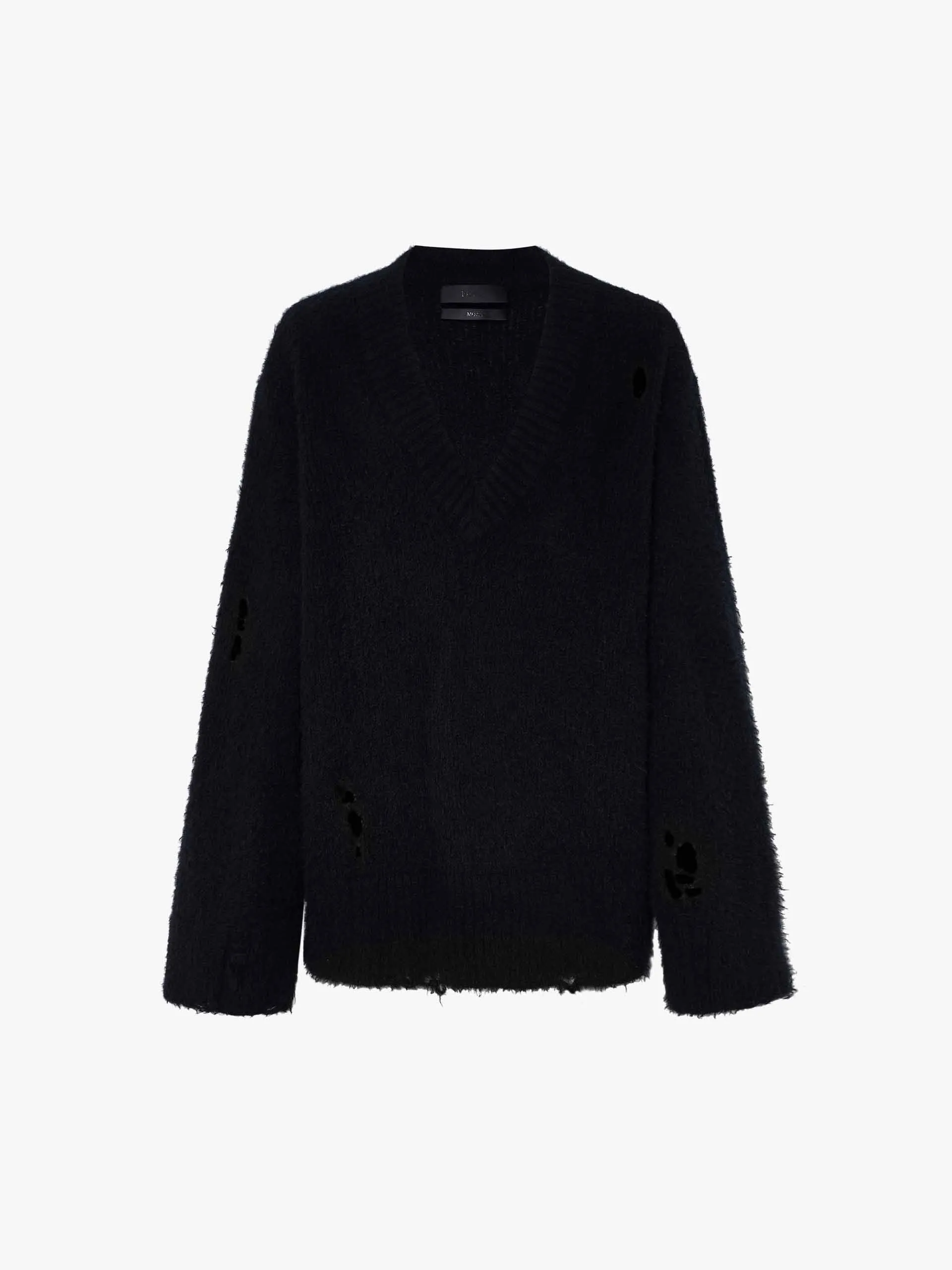 V-neck Distressed Sweater sold by Mo&Co product image thumbnail 5