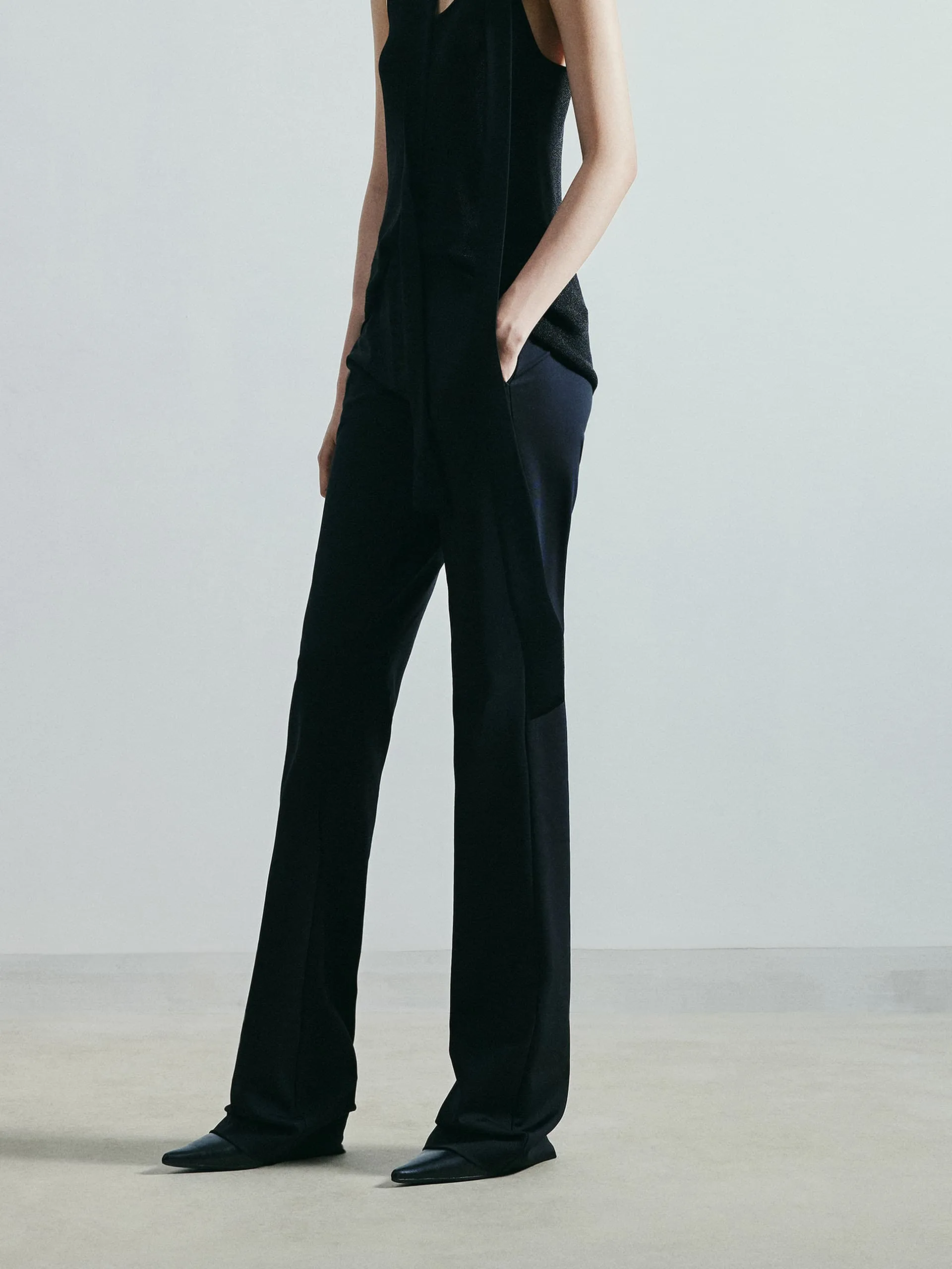 Mid Waist Flared Pants sold by Mo&Co product image thumbnail 3