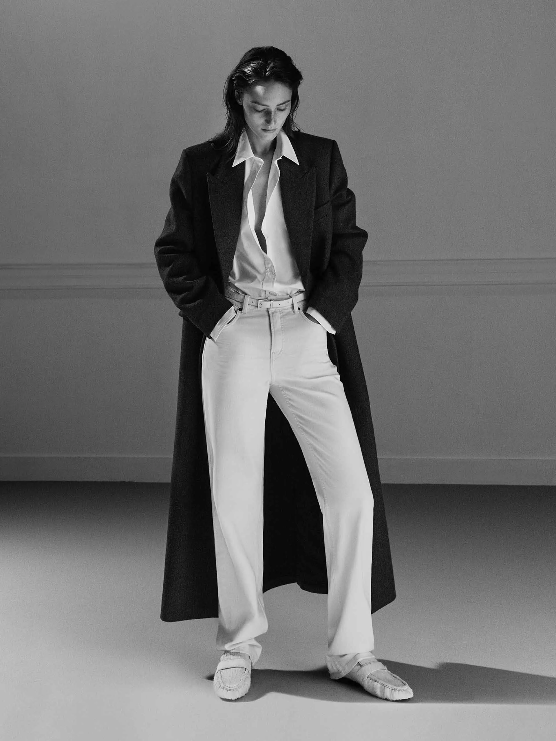 Long Wool Blazer Coat sold by Mo&Co product image thumbnail 2