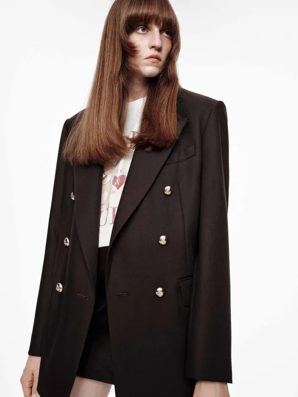 Metal Button Vintage Blazer sold by Mo&Co