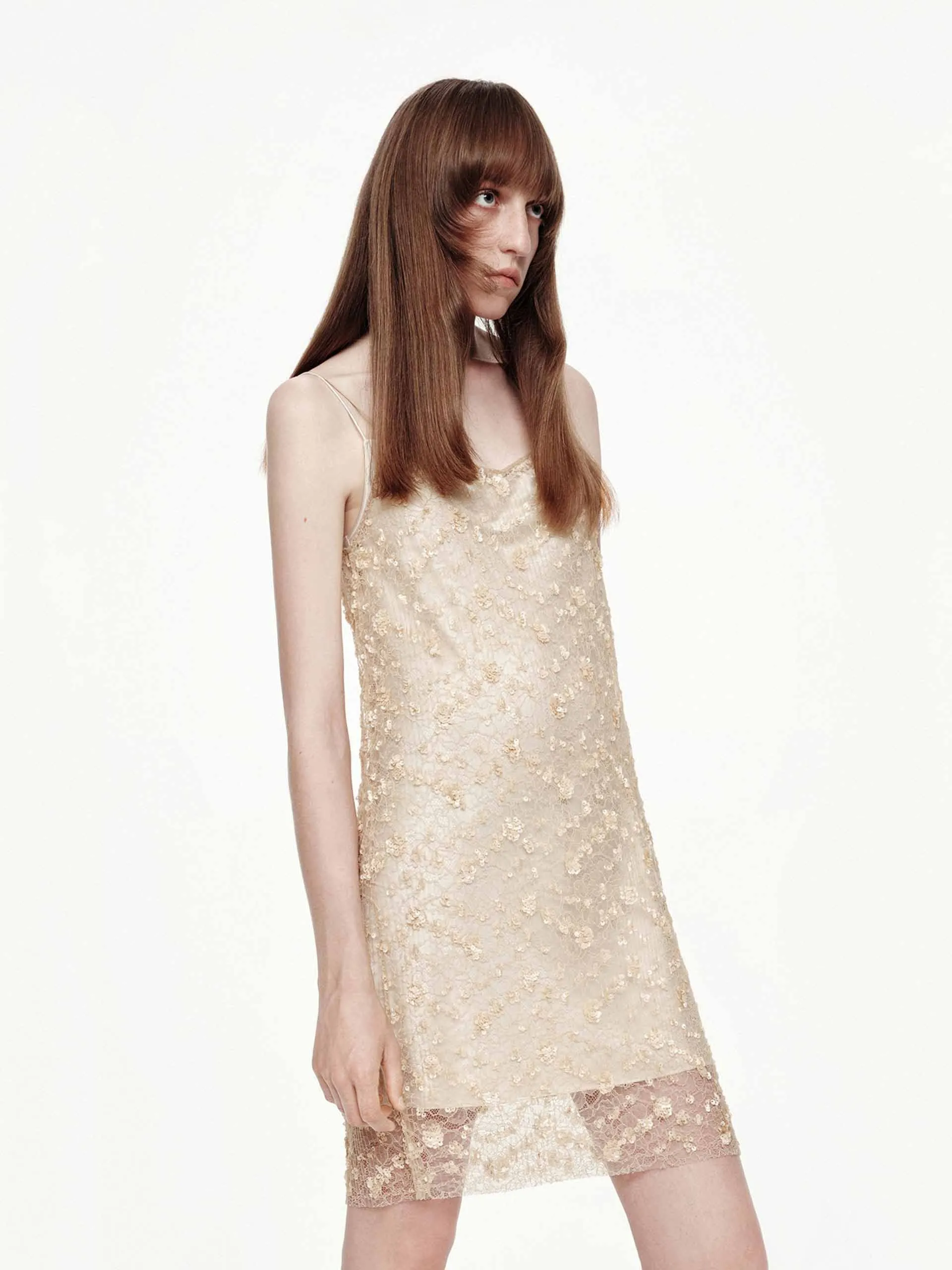 Sequin Detail Cami Dress sold by Mo&Co product image thumbnail 3