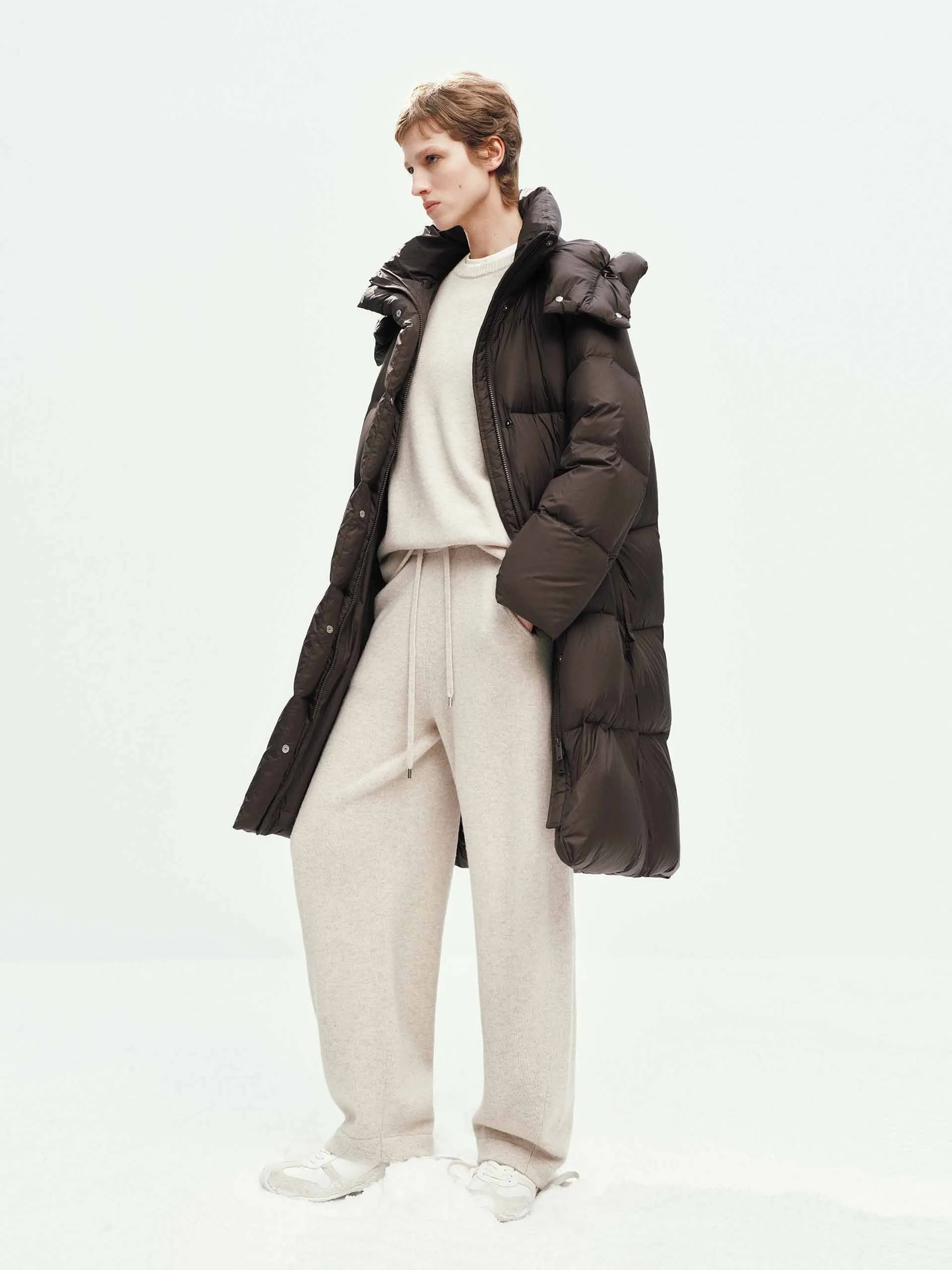 Hooded Long Down Jacket sold by Mo&Co product image thumbnail 2