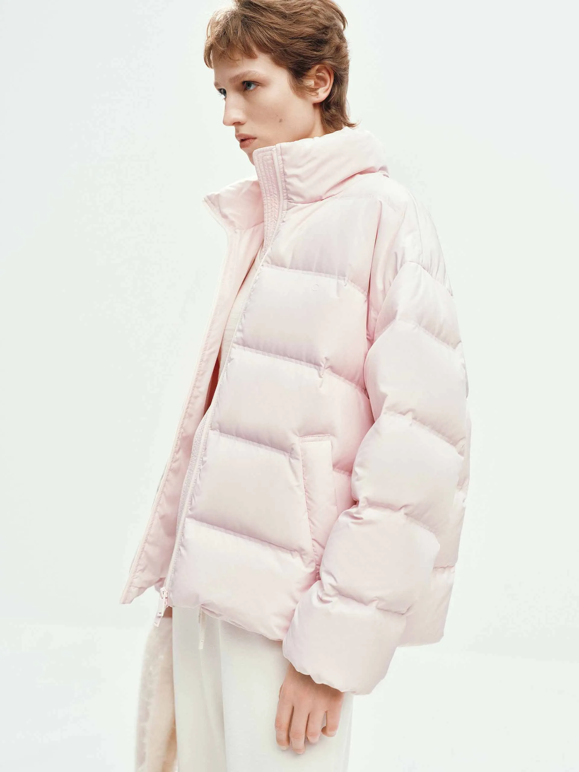 Two-way Zipper Down Jacket sold by Mo&Co product image thumbnail 3