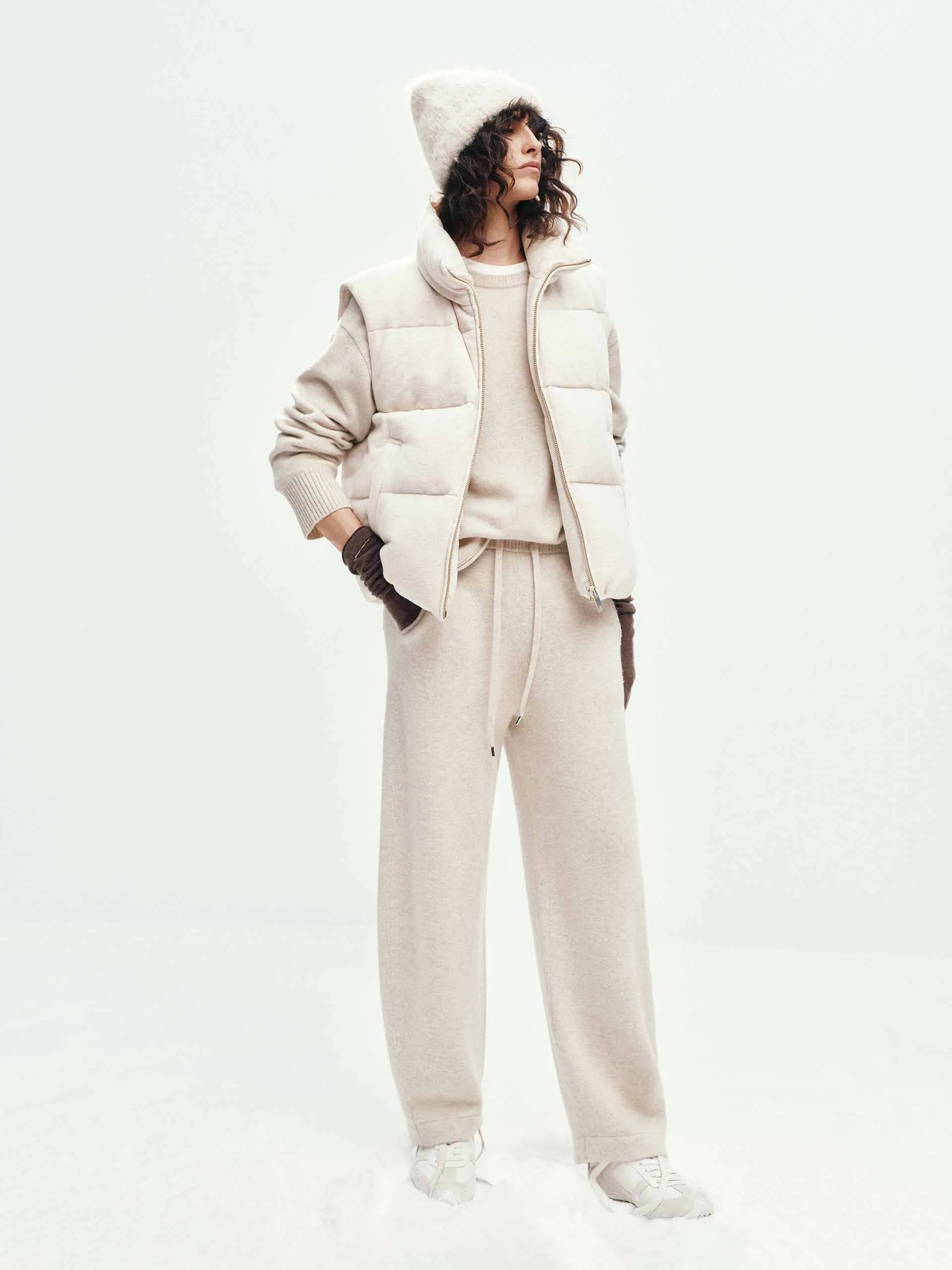 Wool Cashmere Barrel Pants sold by Mo&Co product image thumbnail 2