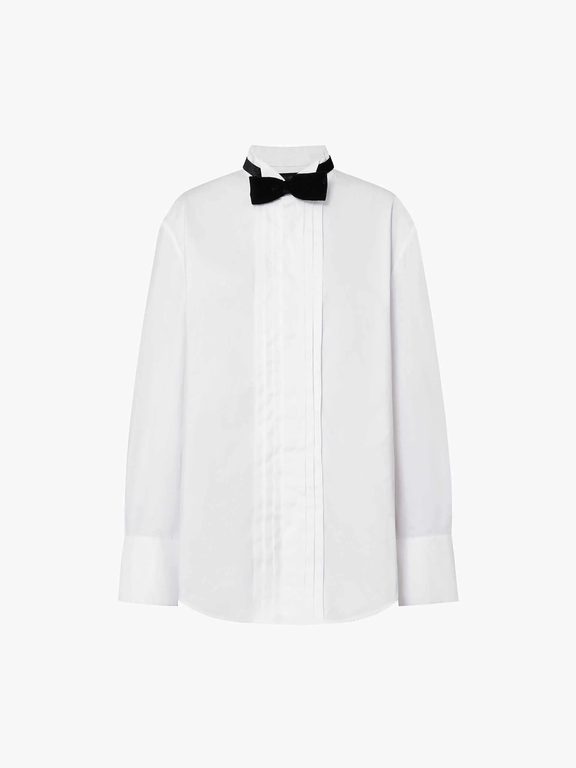 Include Bow Tie Cotton Shirt sold by Mo&Co product image thumbnail 5