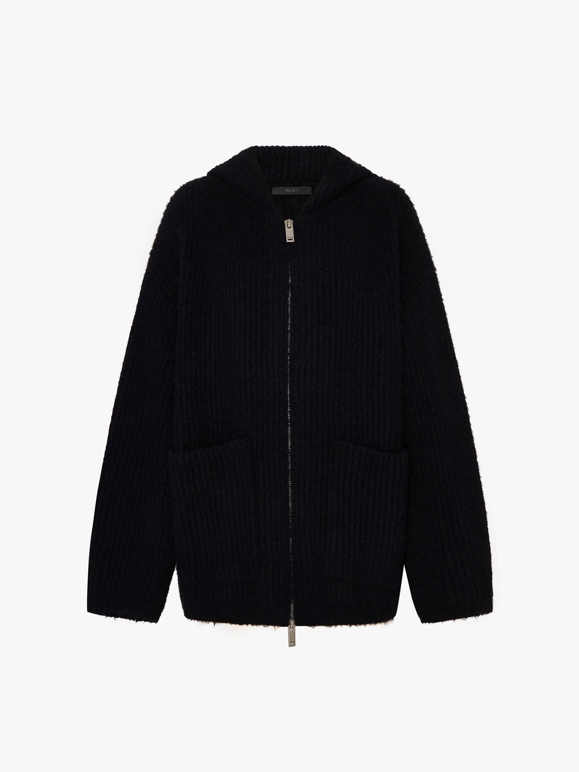 Hooded Zipper Cardigan sold by Mo&Co product image thumbnail 5